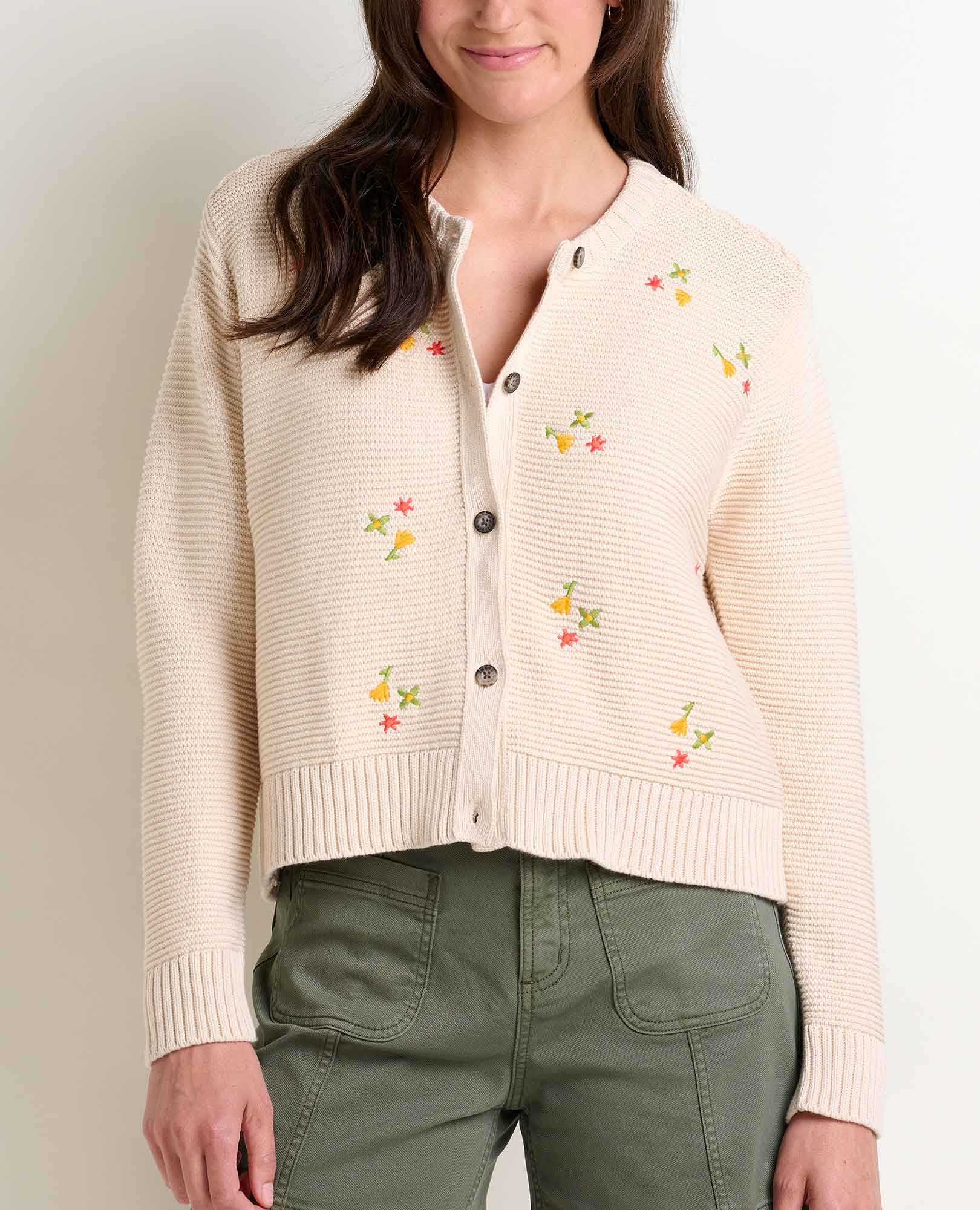 Bianca Crew Cardigan Embroidered - Image 3