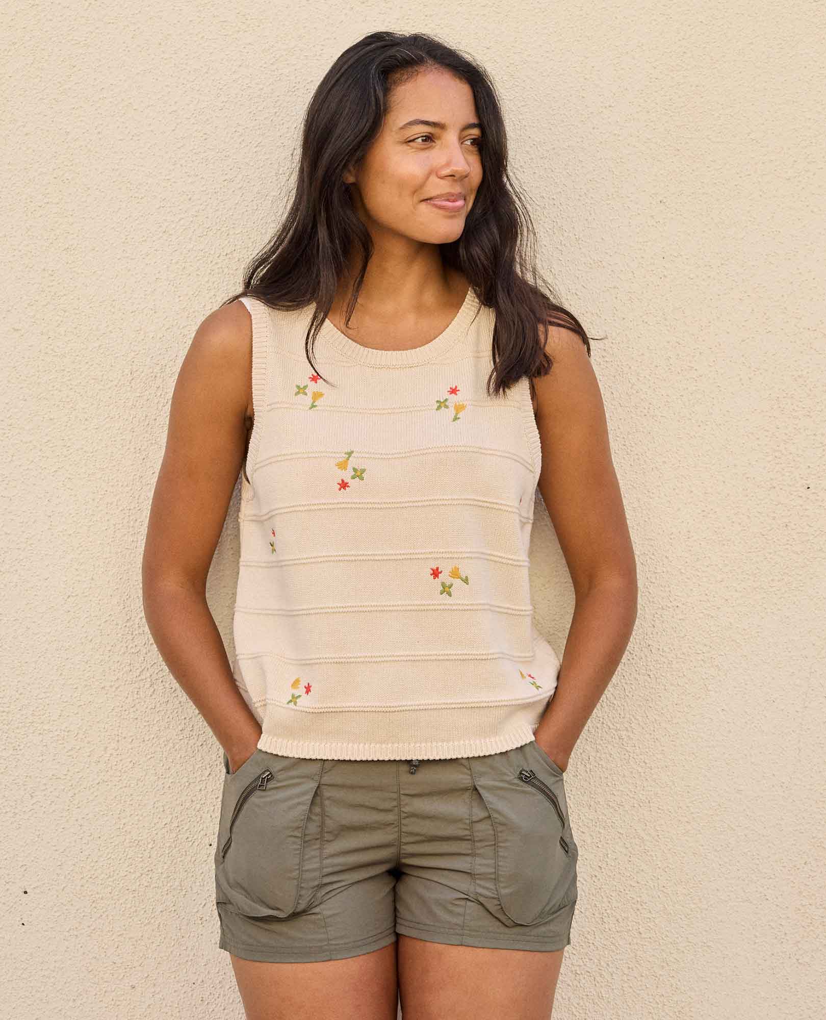 Bianca Crew Tank Embroidered - Image 4
