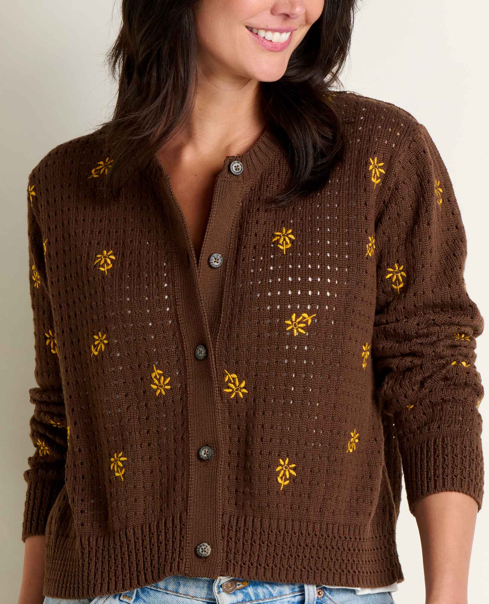 Bianca Embroidered Cardigan - Image 4