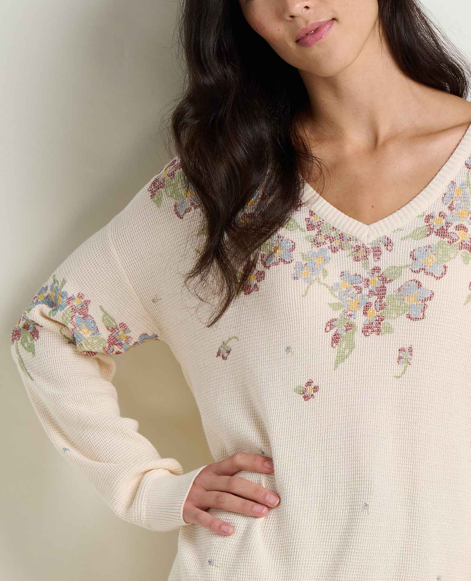 Bianca Patterned Pullover Sweater - Image 3