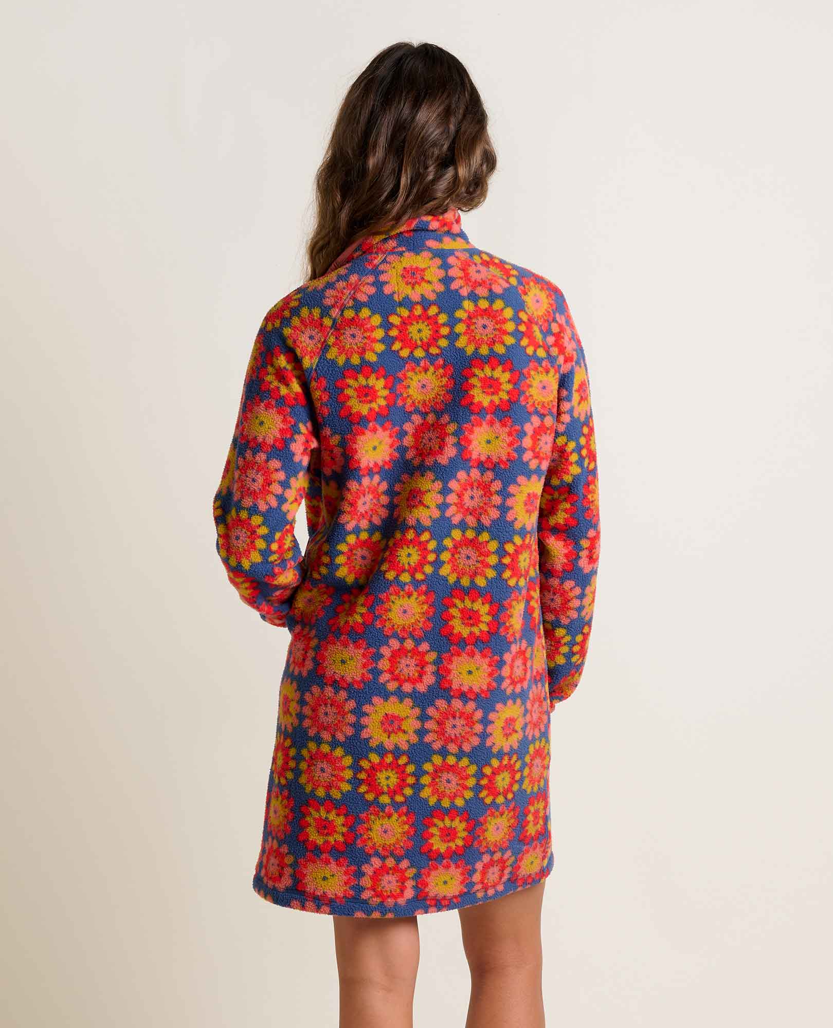 Campo Fleece 1/4 Snap Dress - Image 2