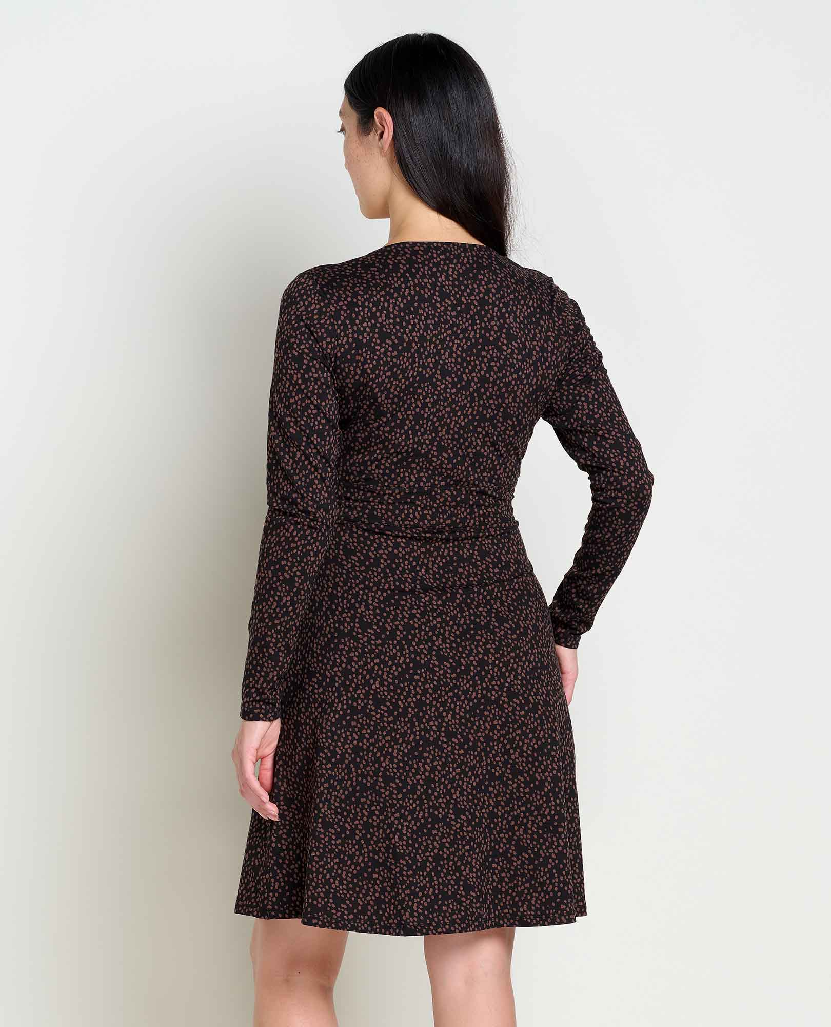 Cue Wrap Long Sleeve Dress - Image 2