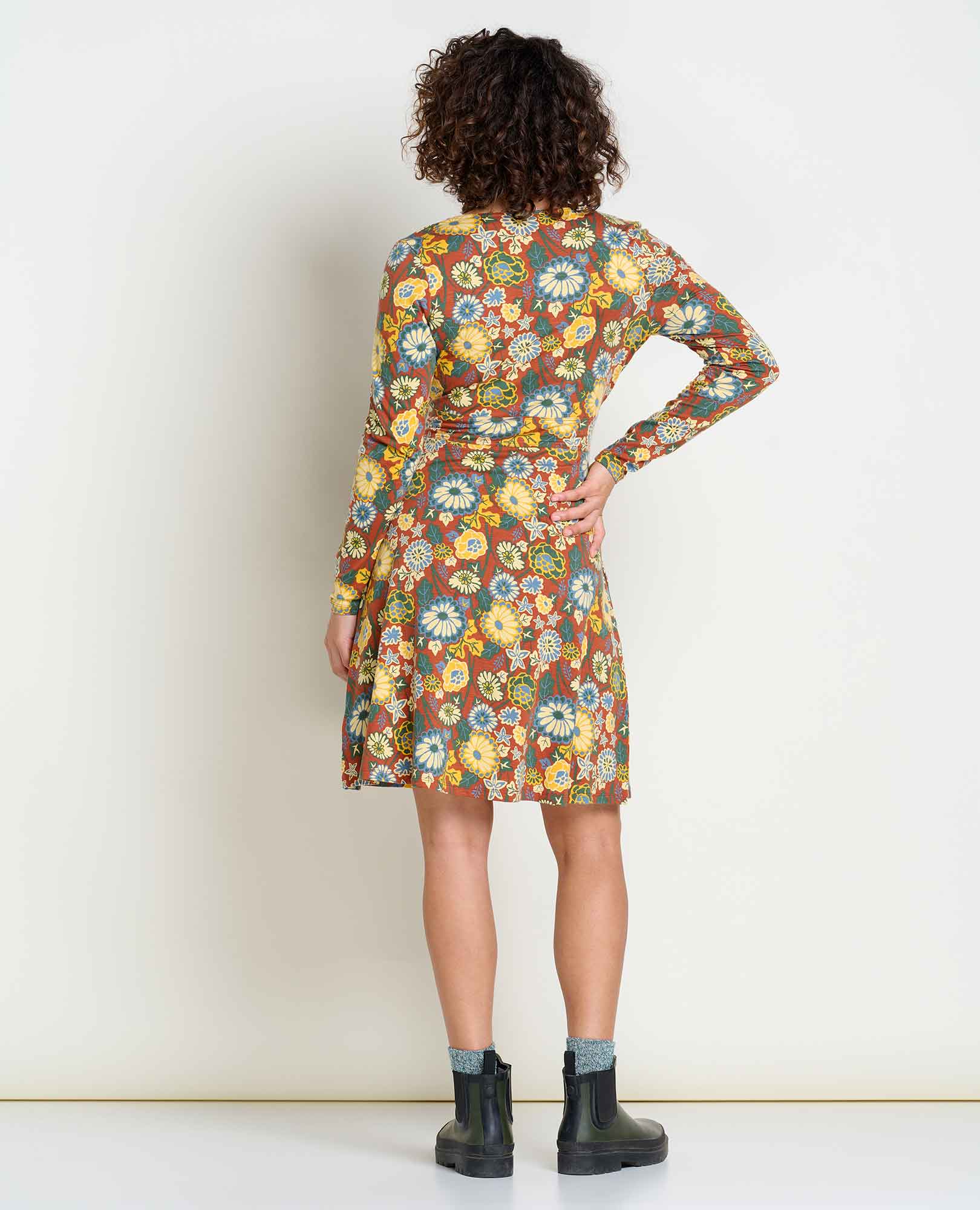 Cue Wrap Long Sleeve Dress - Image 4