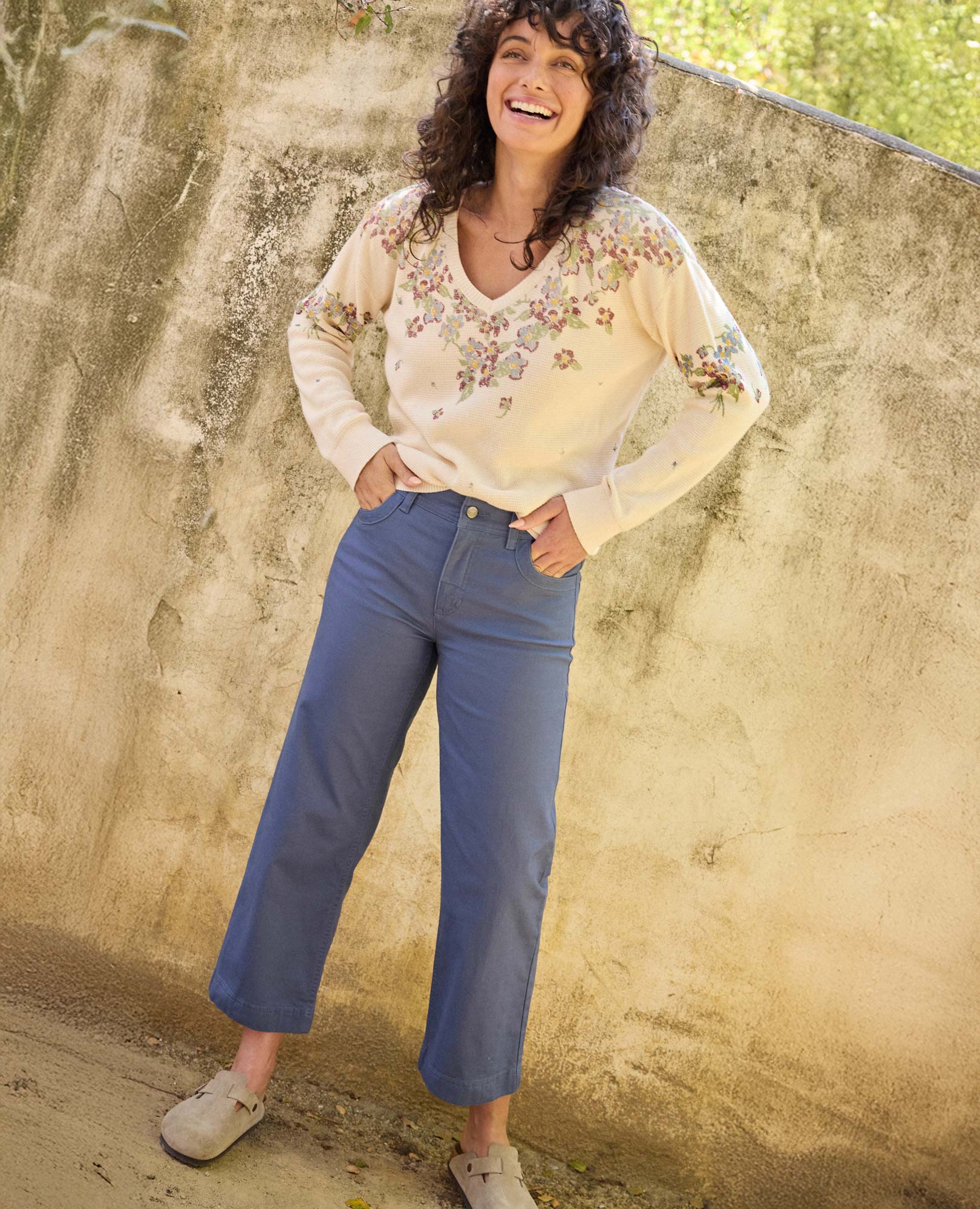 Earthworks Wide Leg Crop Pant - Image 5