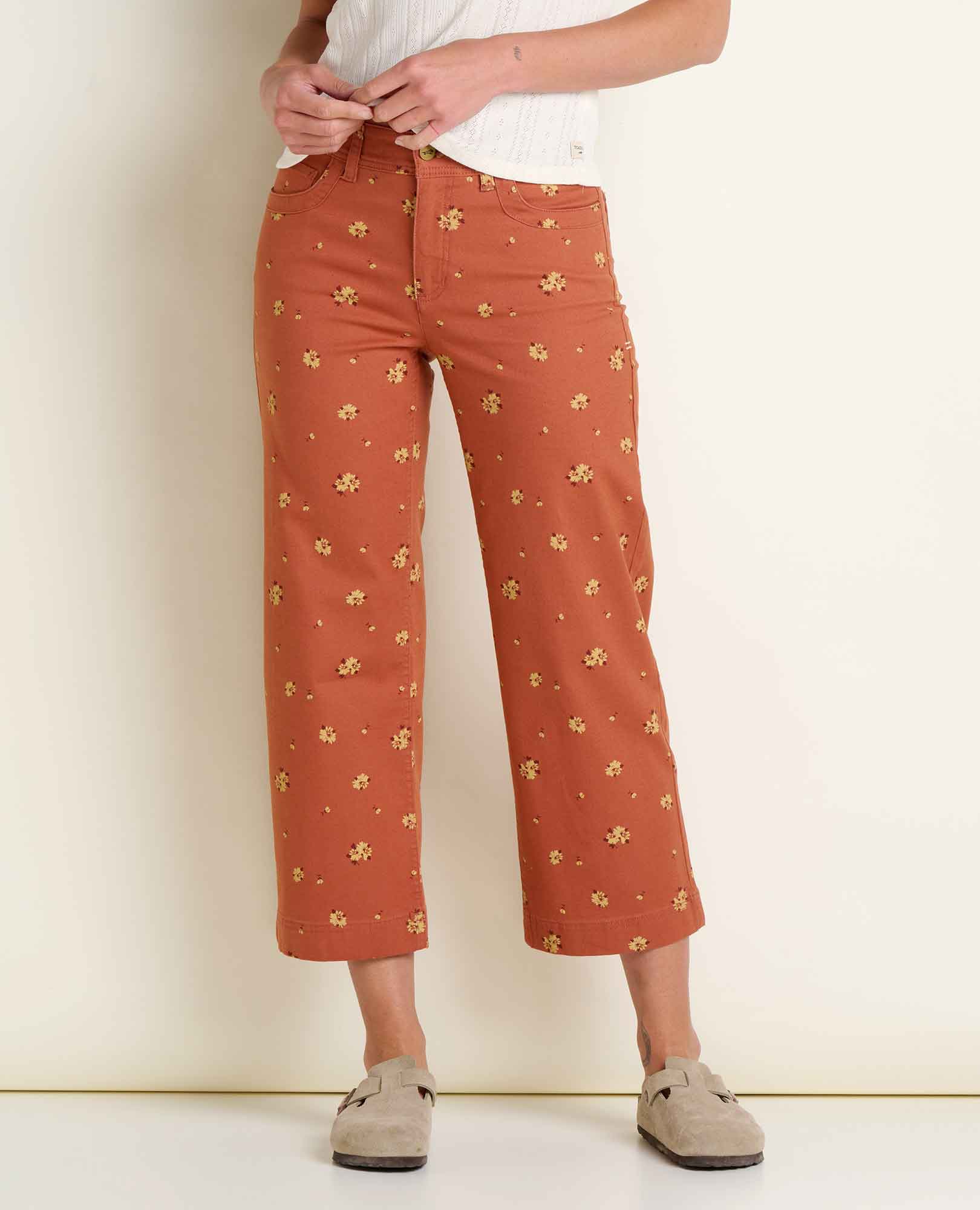 Earthworks Wide Leg Crop Pant