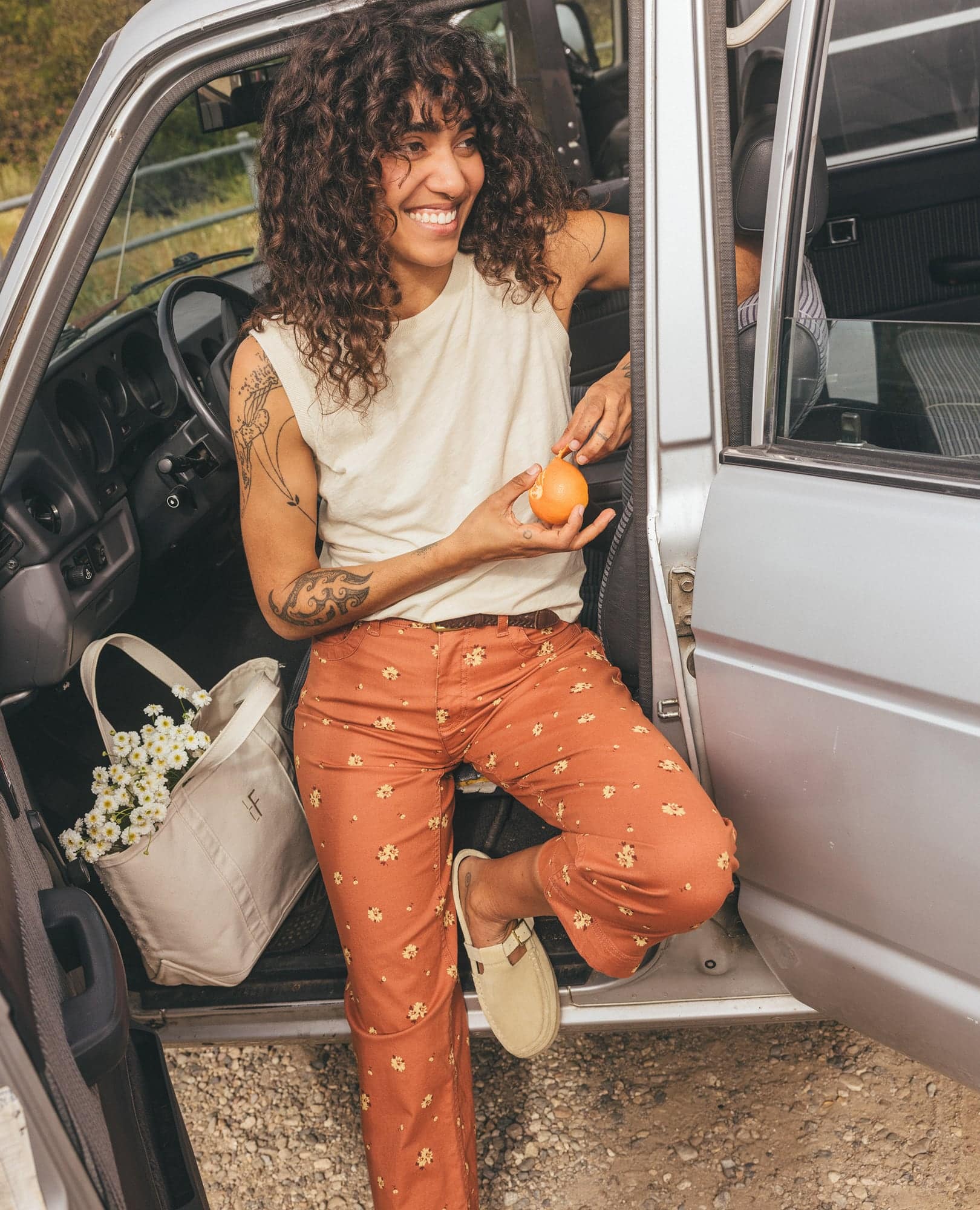 Earthworks Wide Leg Crop Pant - Image 4