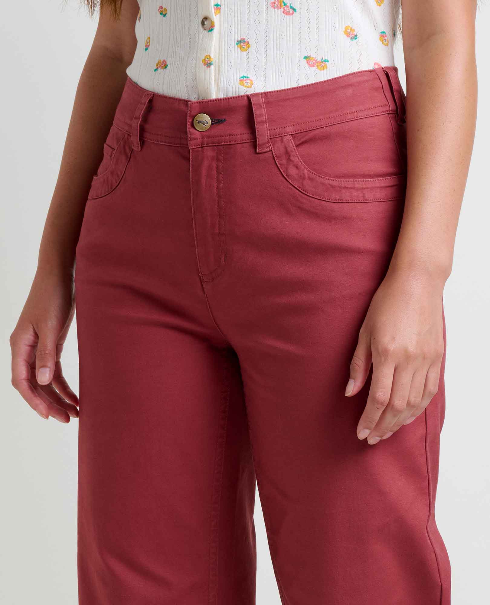 Earthworks Wide Leg Crop Pant - Image 3