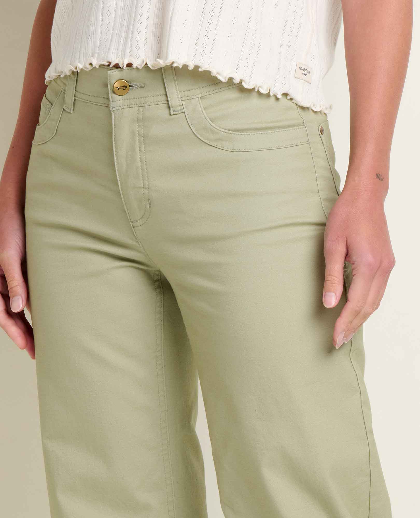 Earthworks Wide Leg Crop Pant - Image 3
