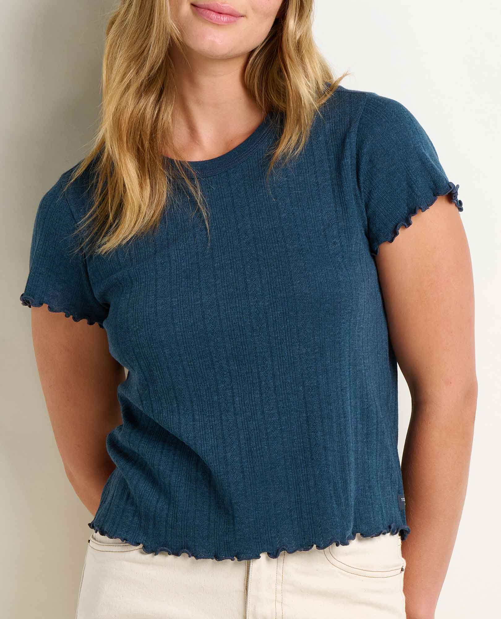 Foothill Pointelle Baby Tee - Image 3