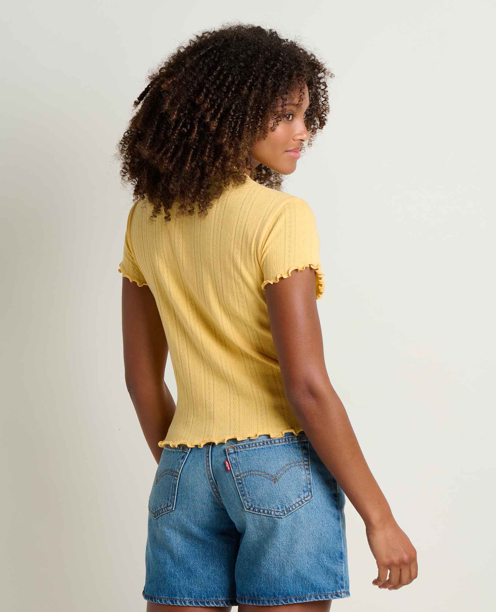Foothill Pointelle Baby Tee - Image 2