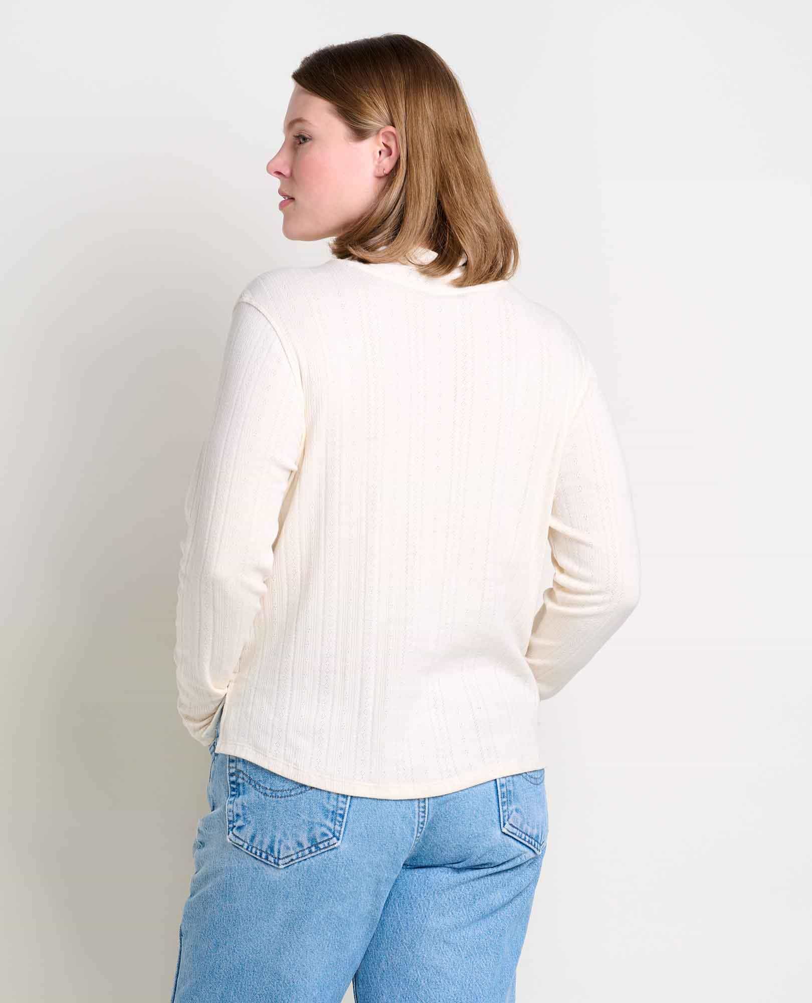 Foothill Pointelle Long Sleeve T-Neck - Image 5
