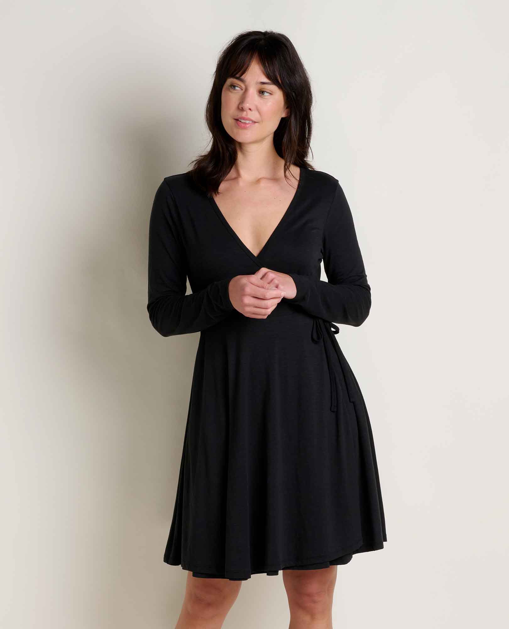 Freesia Long Sleeve Wrap Dress - Image 2