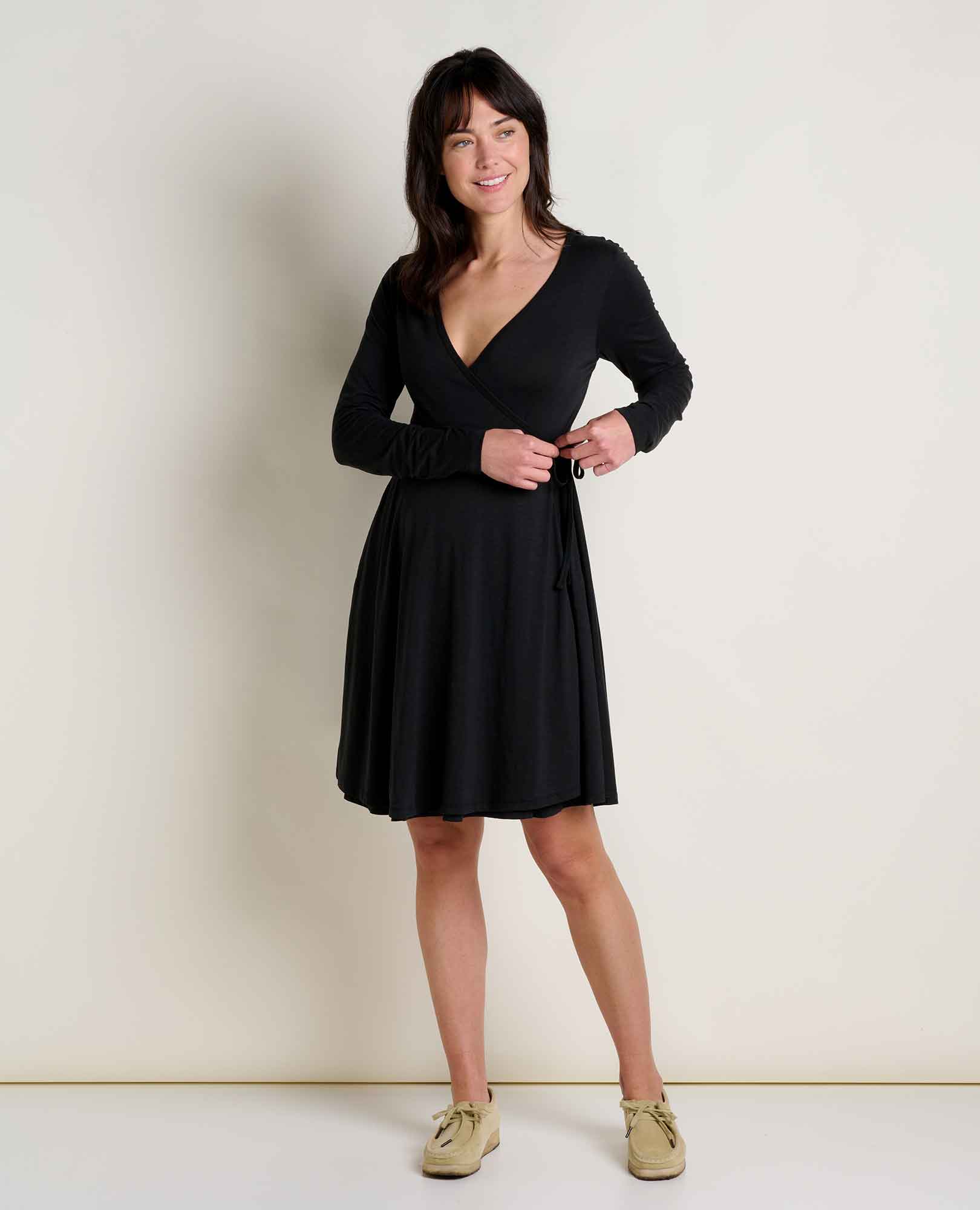Freesia Long Sleeve Wrap Dress - Image 4
