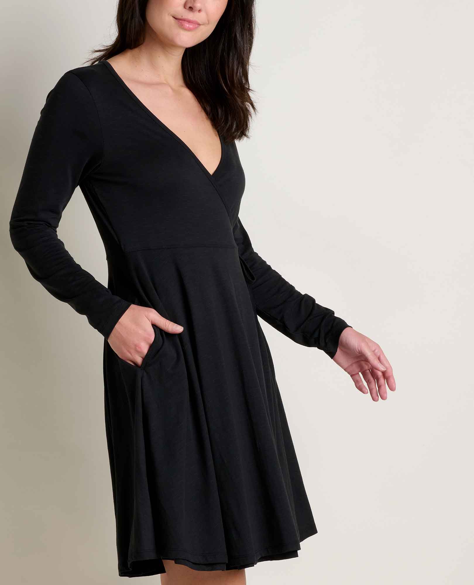 Freesia Long Sleeve Wrap Dress - Image 5