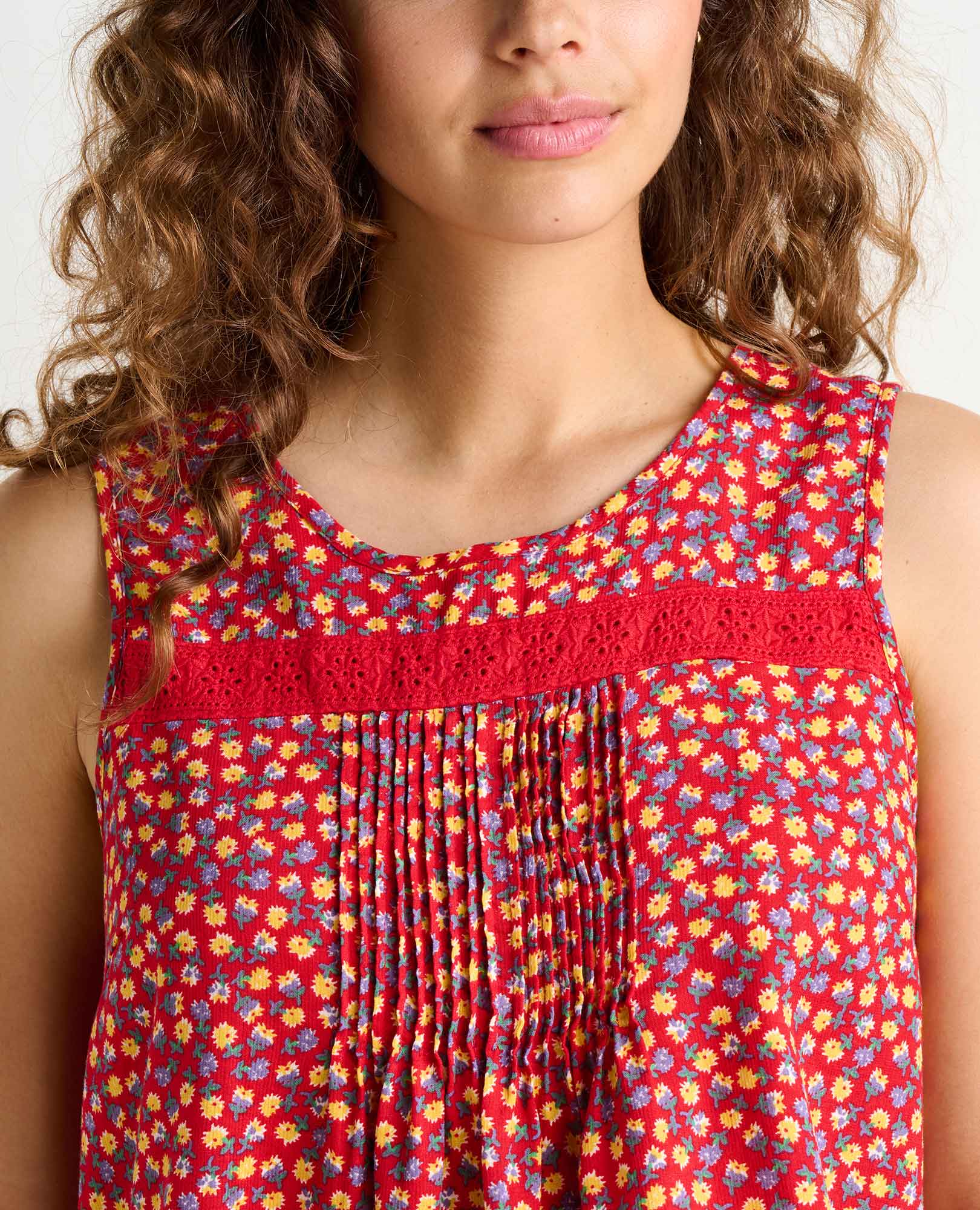 Manzana Pin Tuck Tank - Image 3