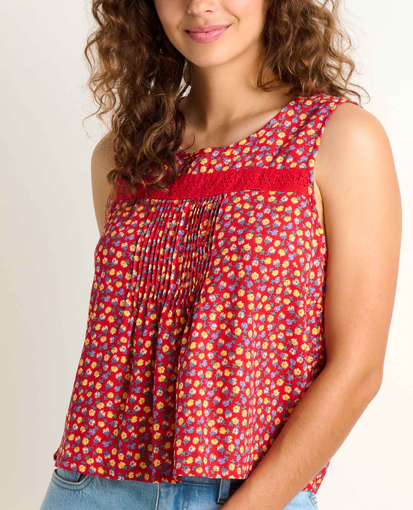 Manzana Pin Tuck Tank - Image 4