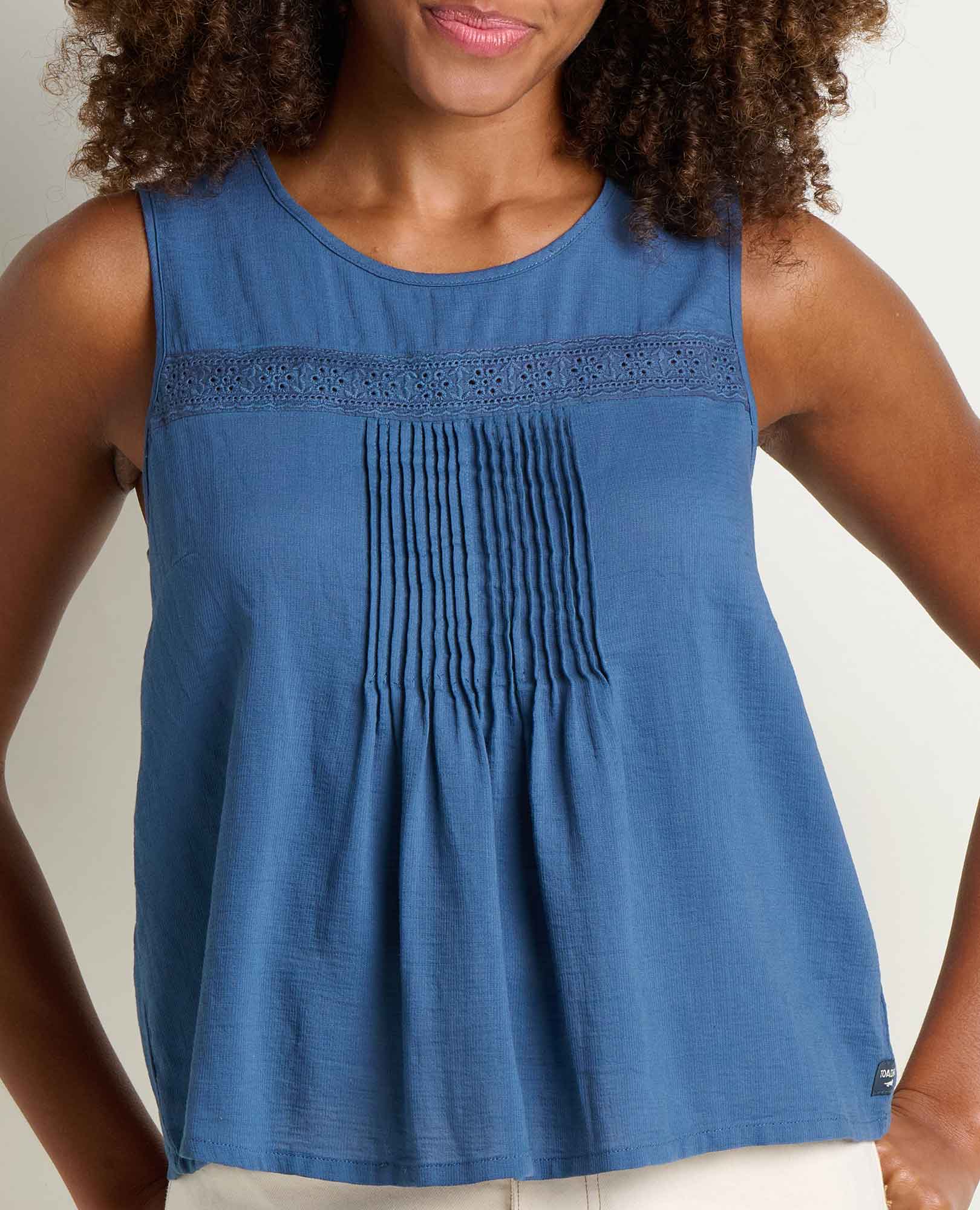 Manzana Pin Tuck Tank - Image 3