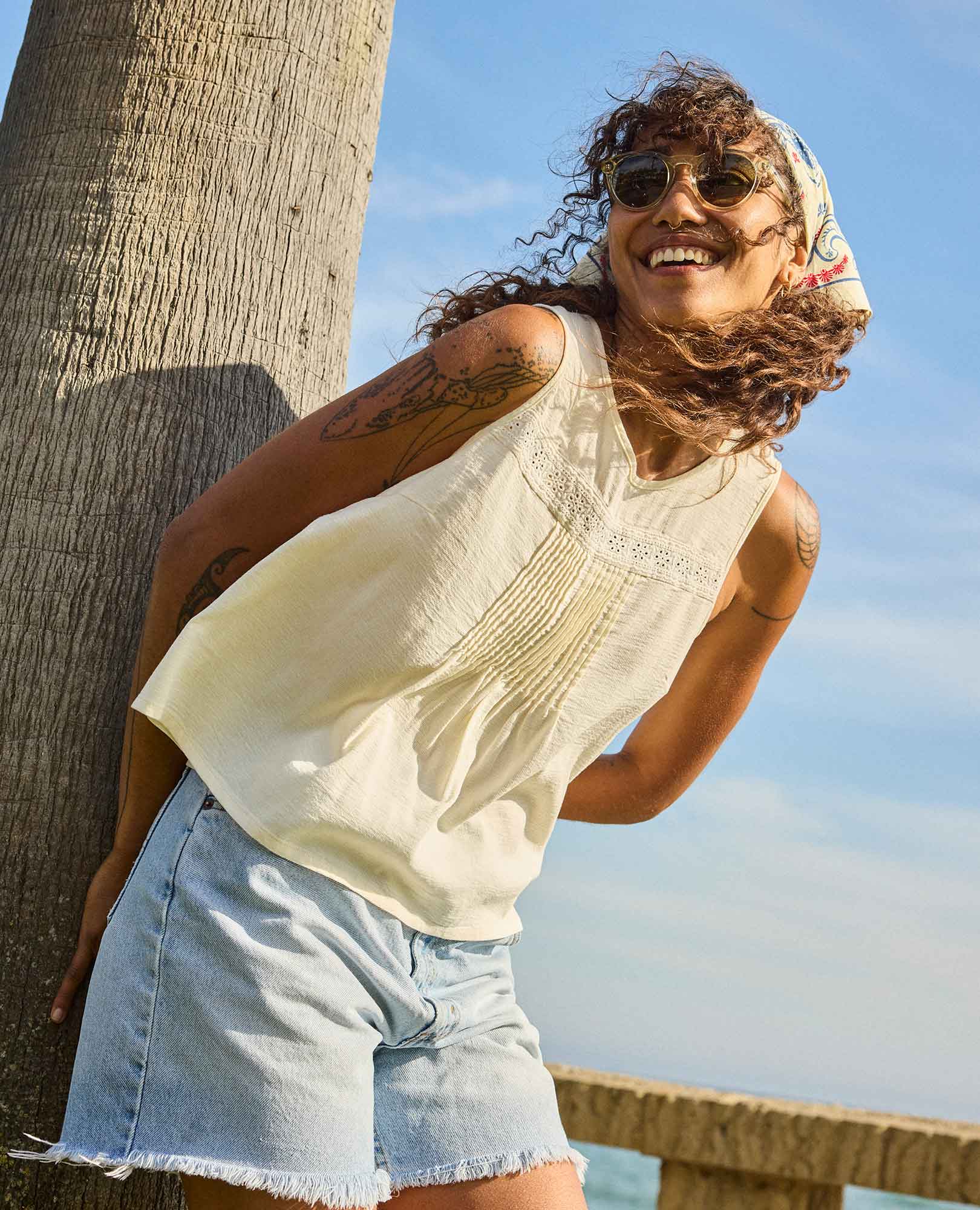 Manzana Pin Tuck Tank - Image 6