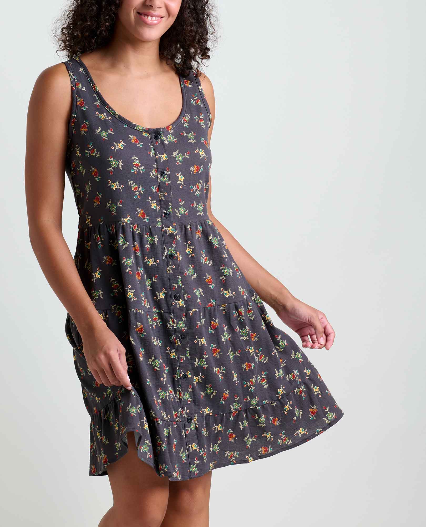 Manzana Tiered Tank Dress - Image 5