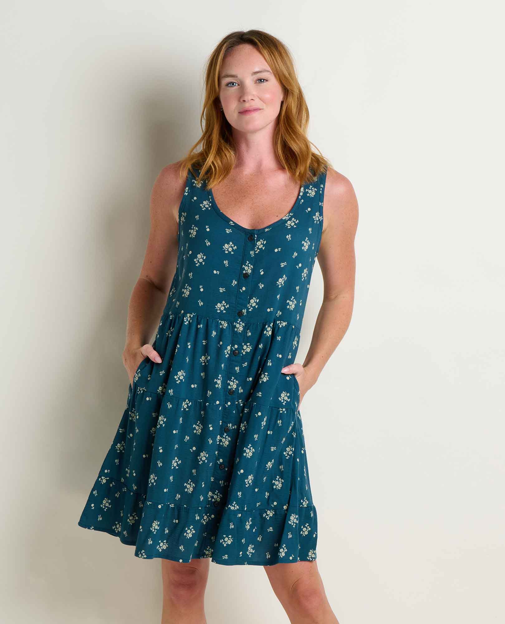 Manzana Tiered Tank Dress