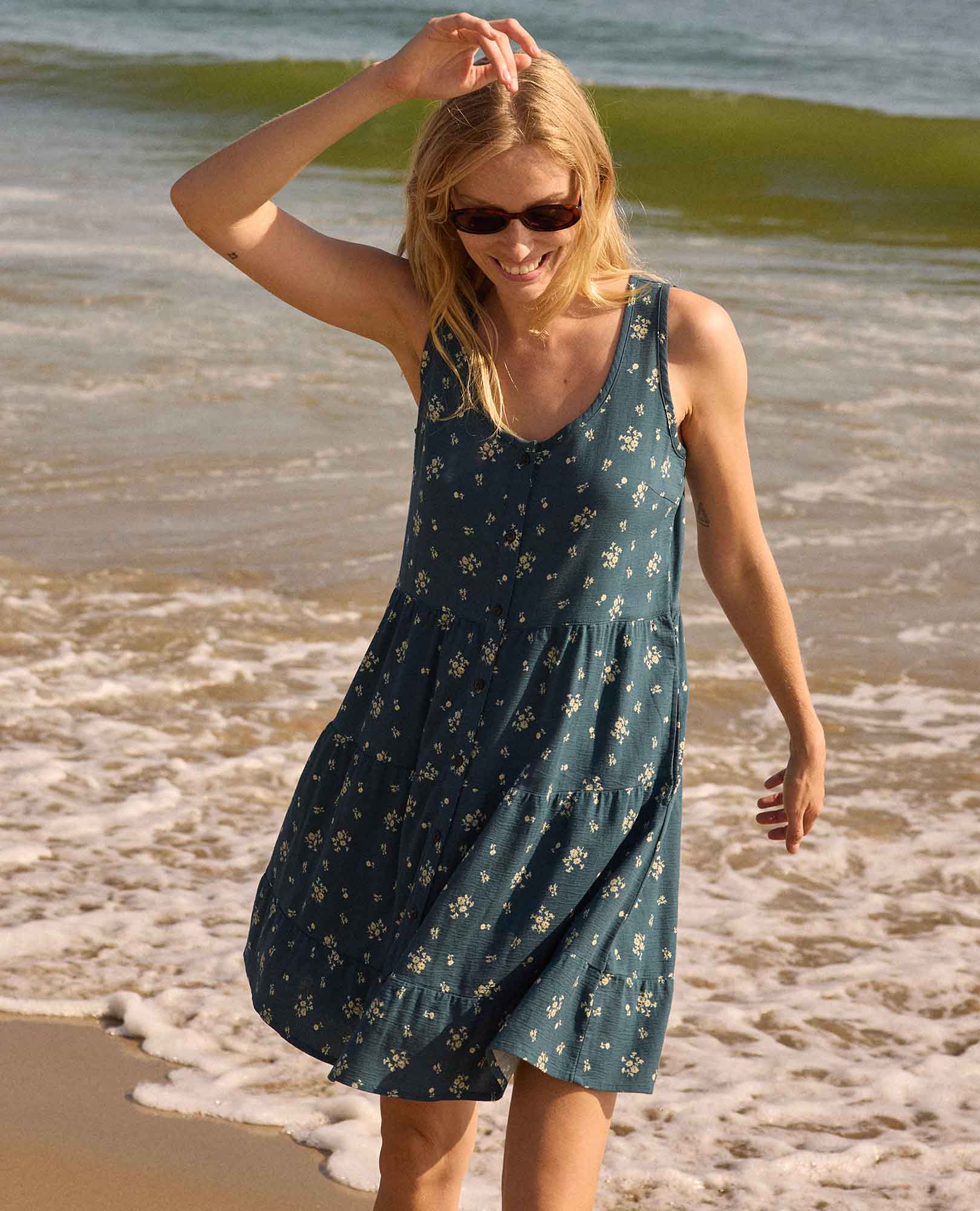 Manzana Tiered Tank Dress - Image 5