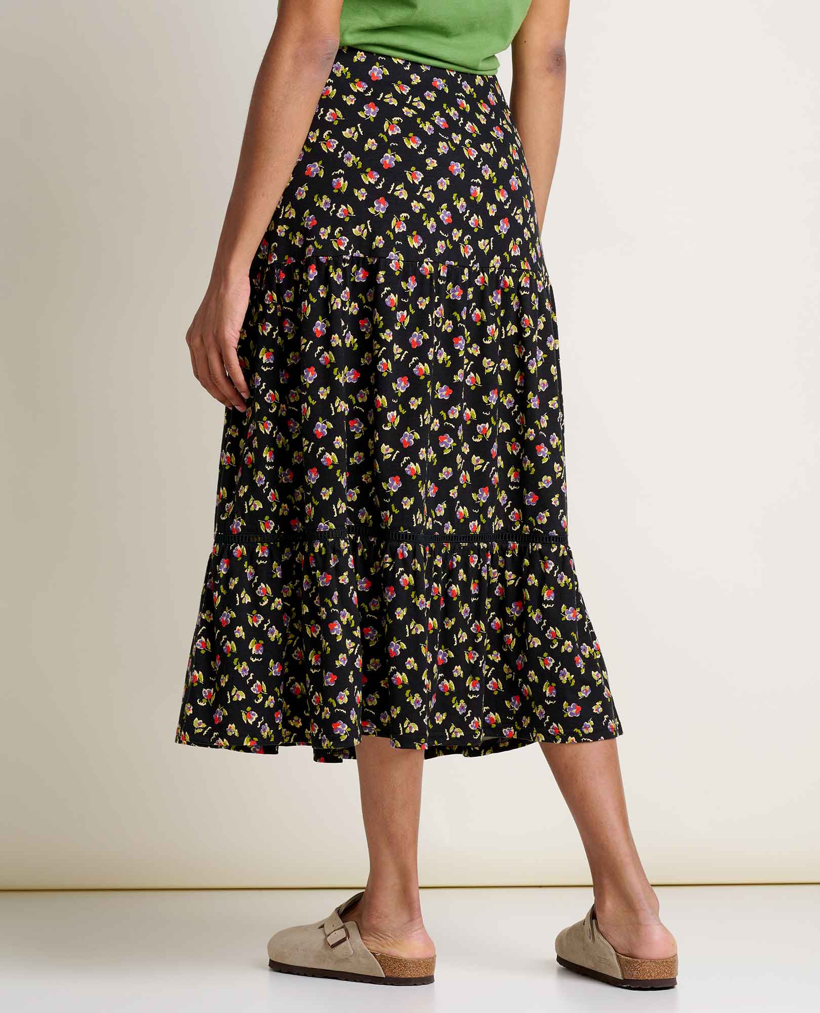 Marigold Tiered Midi Skirt - Image 2