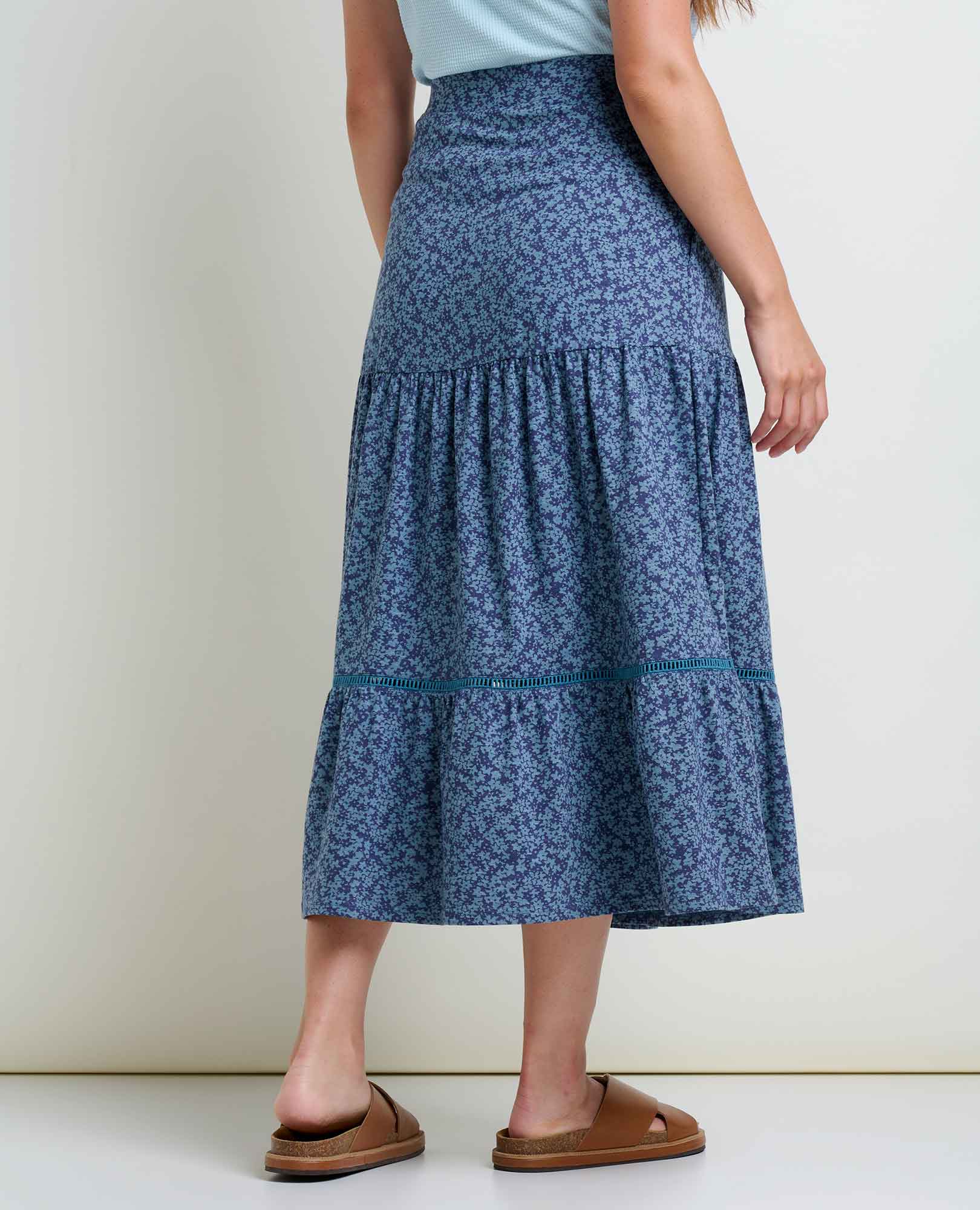 Marigold Tiered Midi Skirt - Image 2
