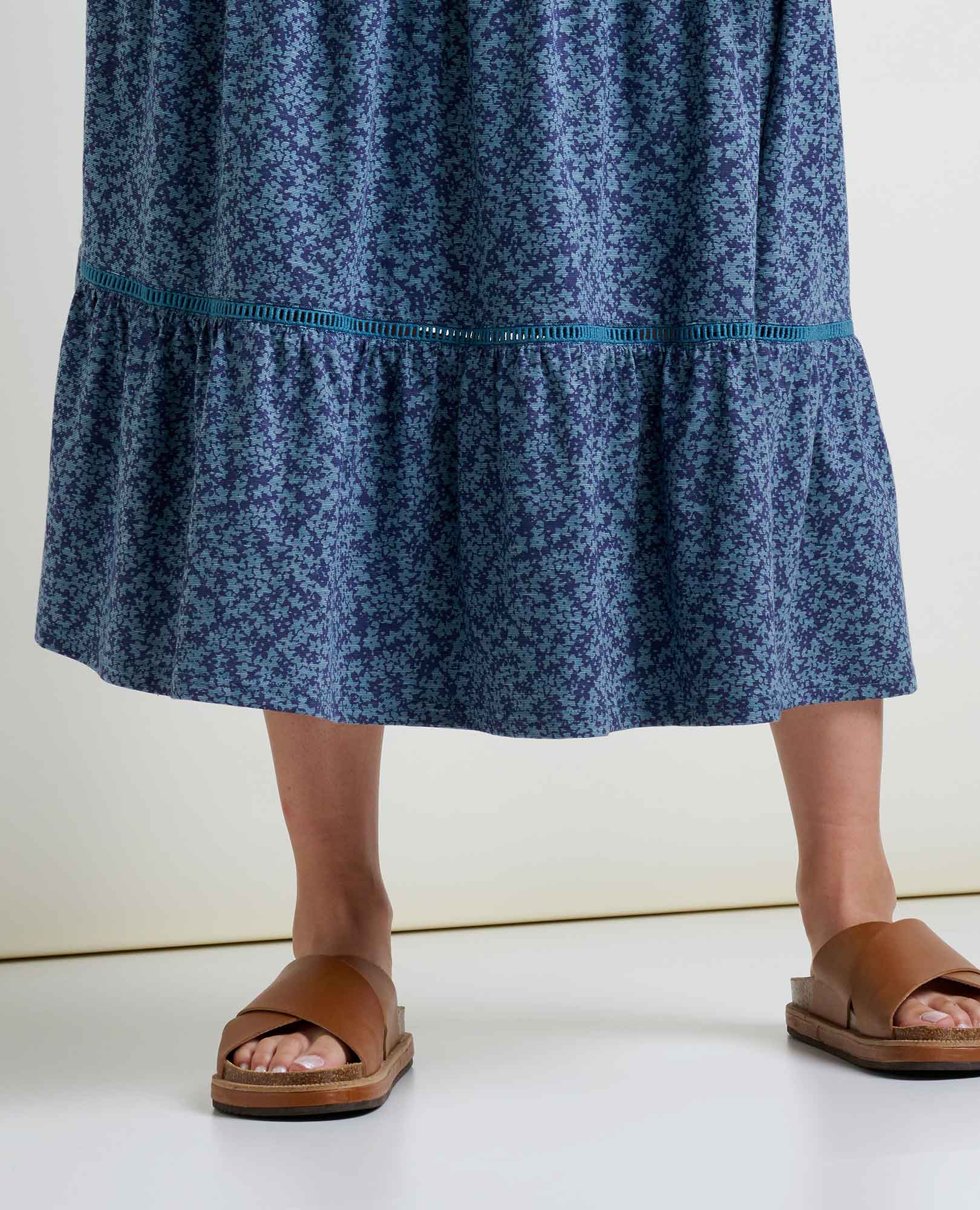 Marigold Tiered Midi Skirt - Image 4