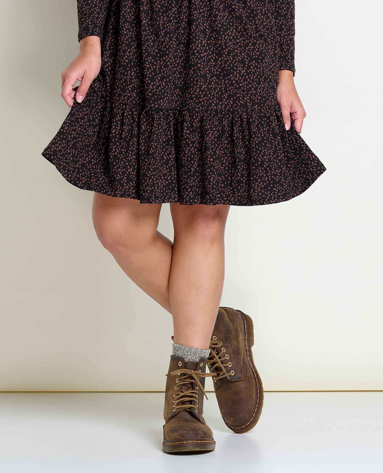 Marley Tiered Long Sleeve Dress - Image 3