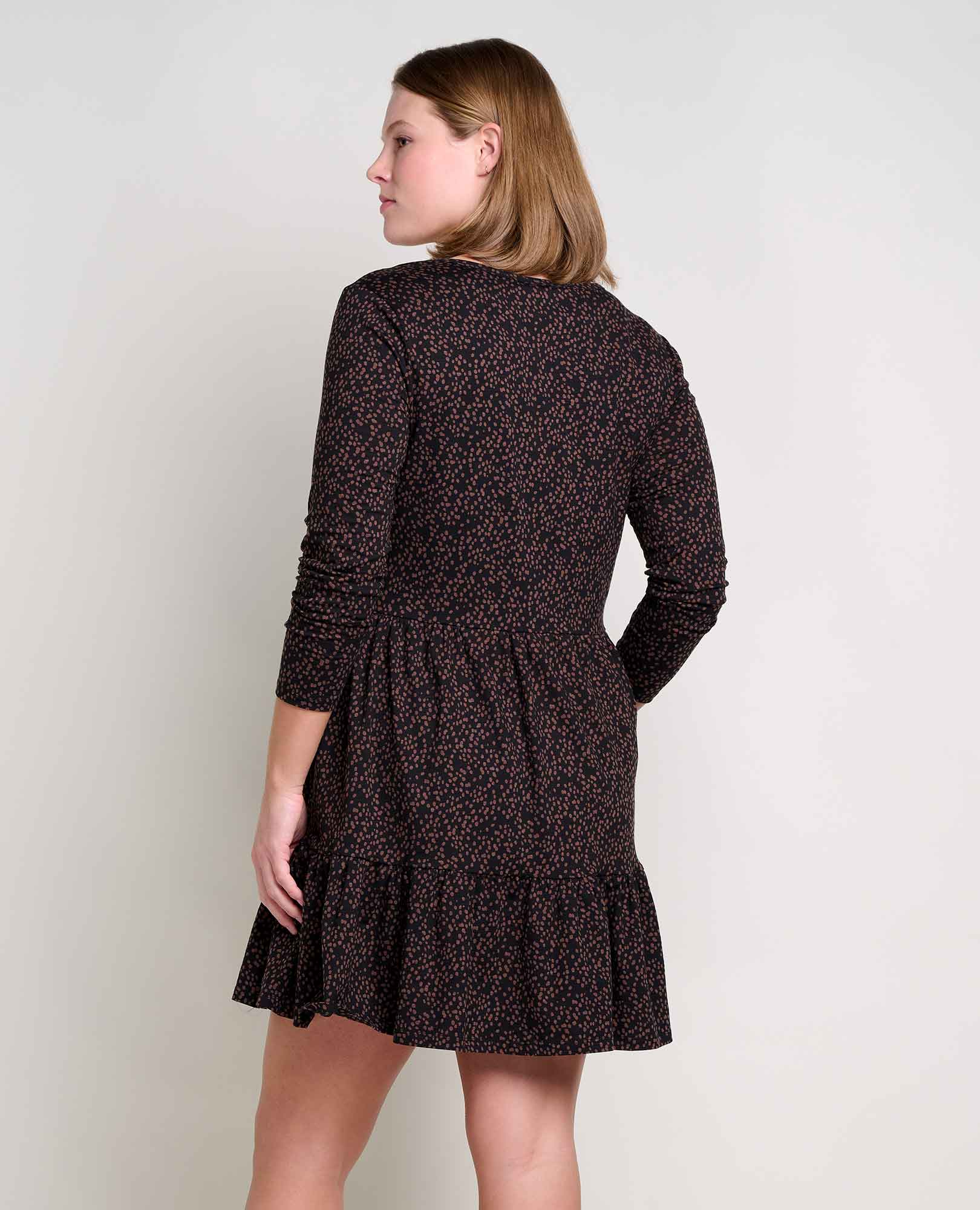 Marley Tiered Long Sleeve Dress - Image 5