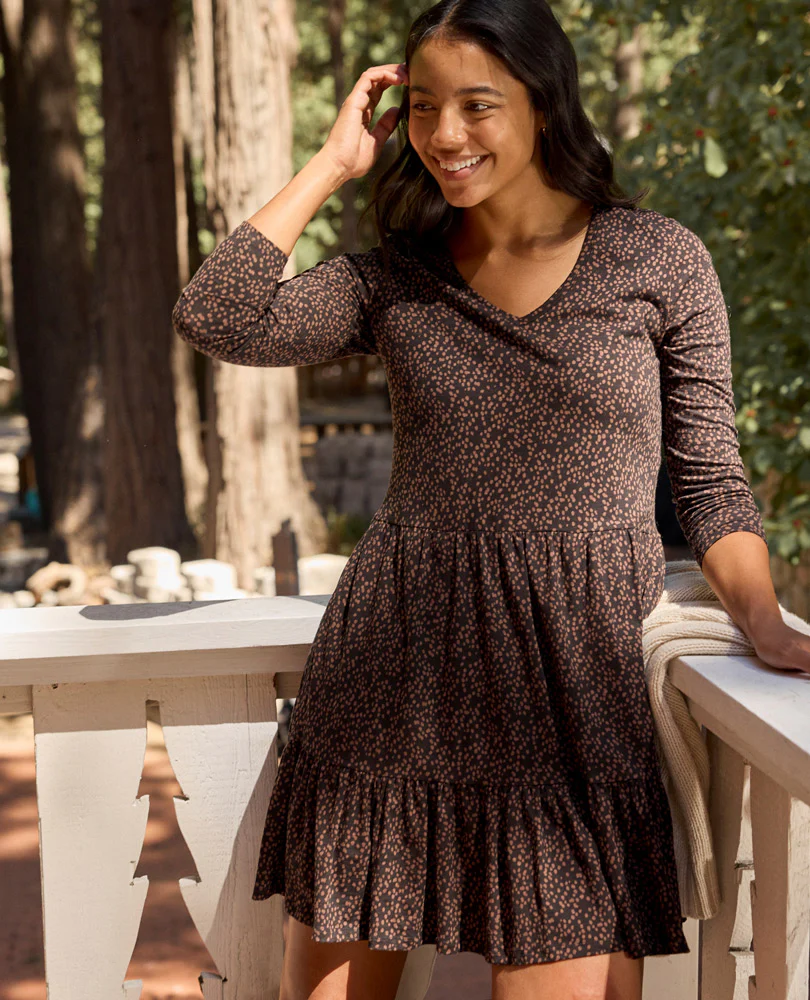 Marley Tiered Long Sleeve Dress - Image 8