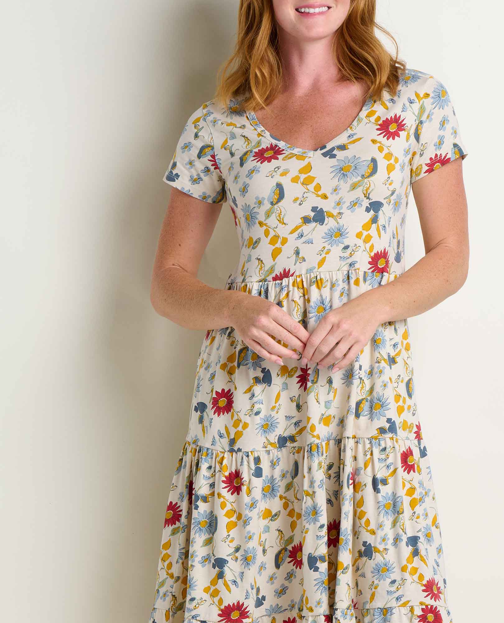 Marley Tiered Midi Dress - Image 3