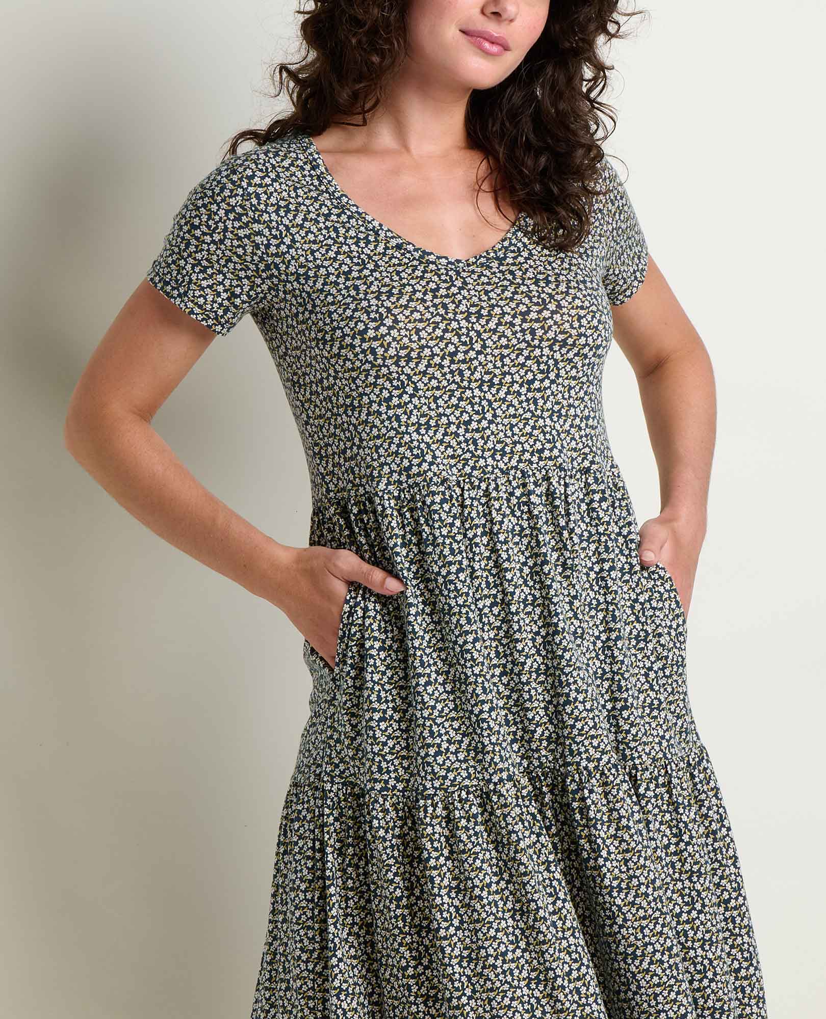Marley Tiered Midi Dress - Image 3