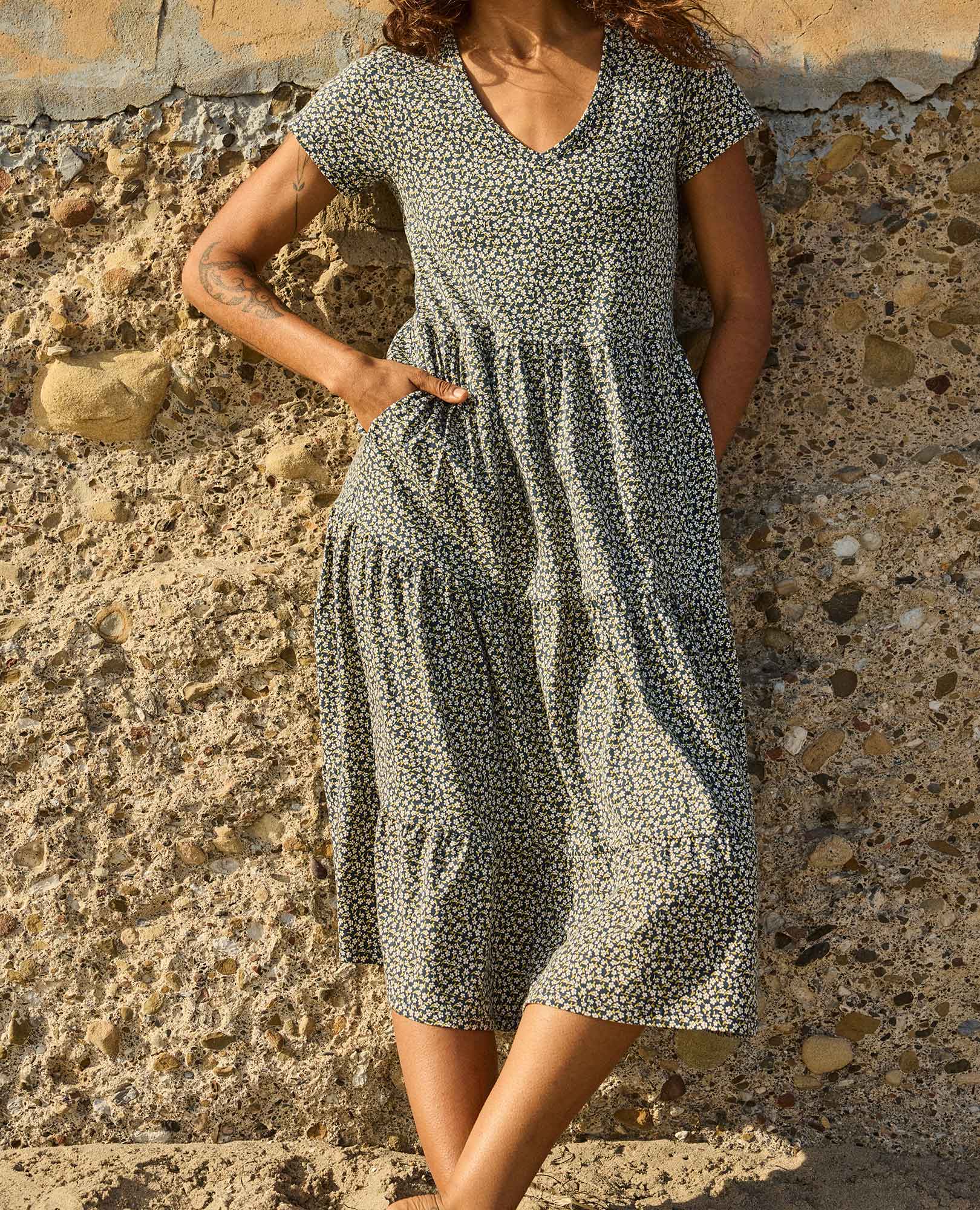 Marley Tiered Midi Dress - Image 6