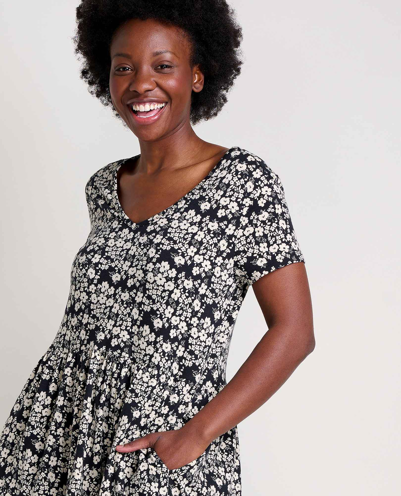Marley Tiered Short Sleeve Dress - Image 4