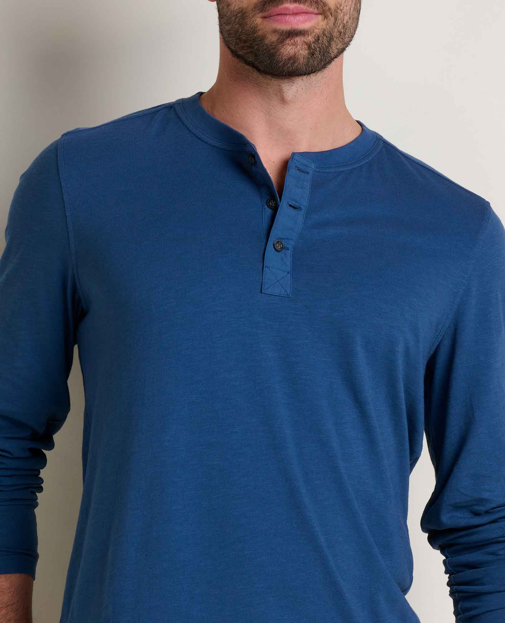 Men's Primo Long Sleeve Henley - Image 3