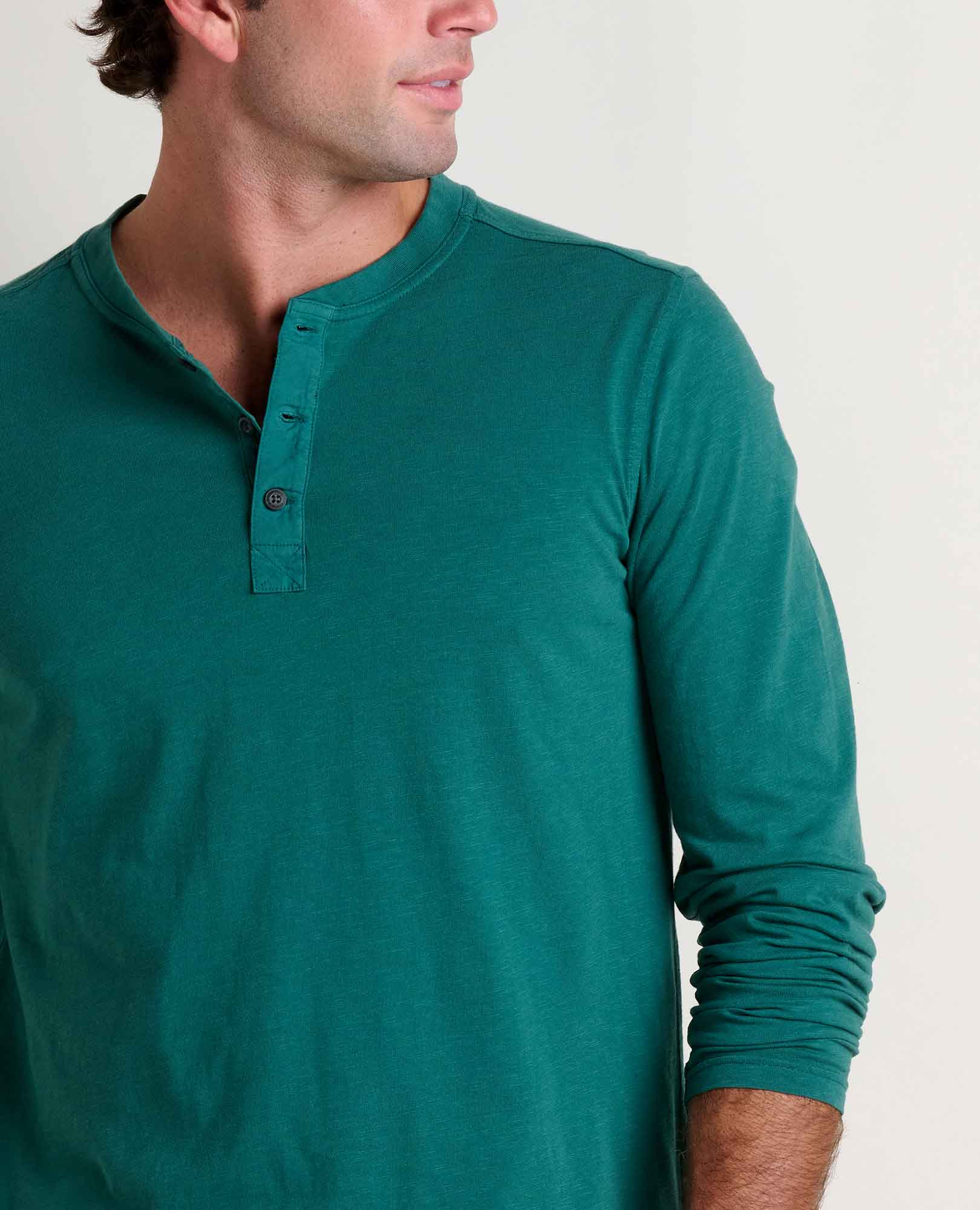 Men's Primo Long Sleeve Henley - Image 3