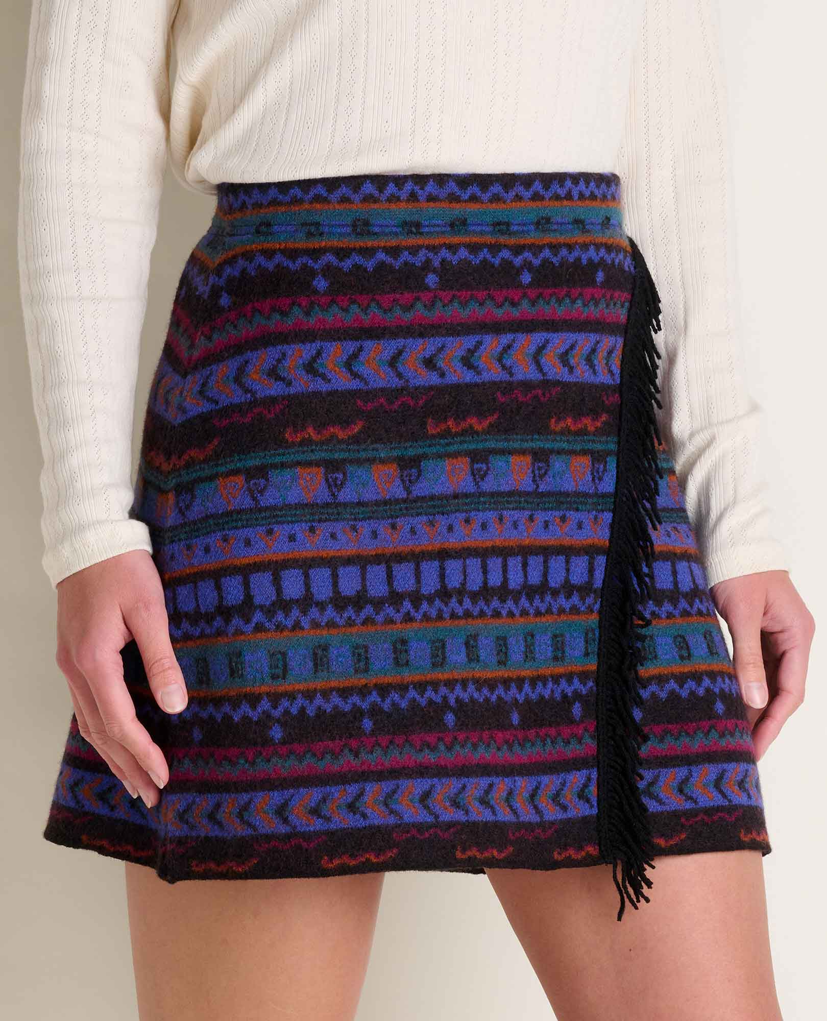 Merino Heartfelt Wrap Skirt - Image 3