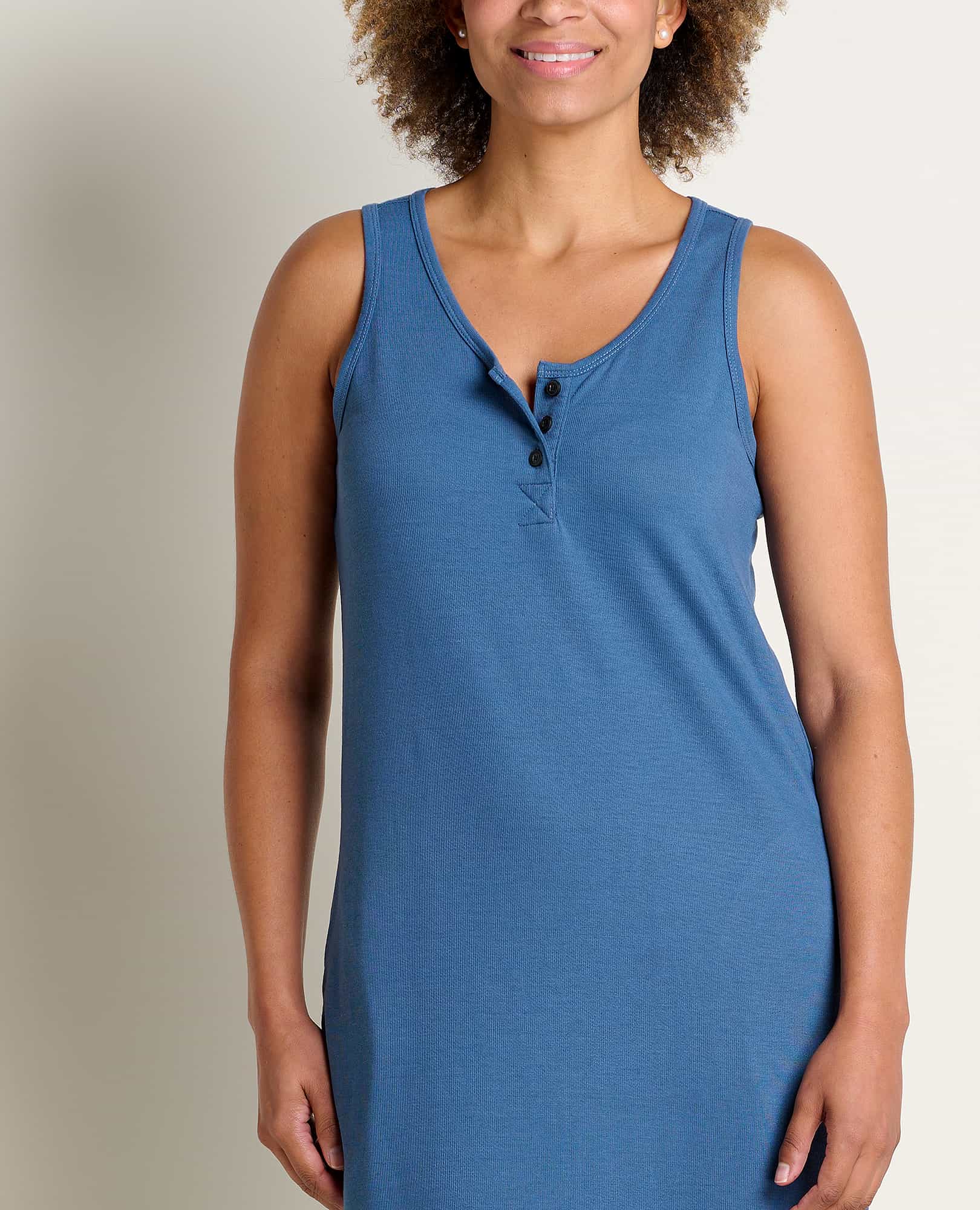 Piru Henley Midi Tank Dress - Image 3
