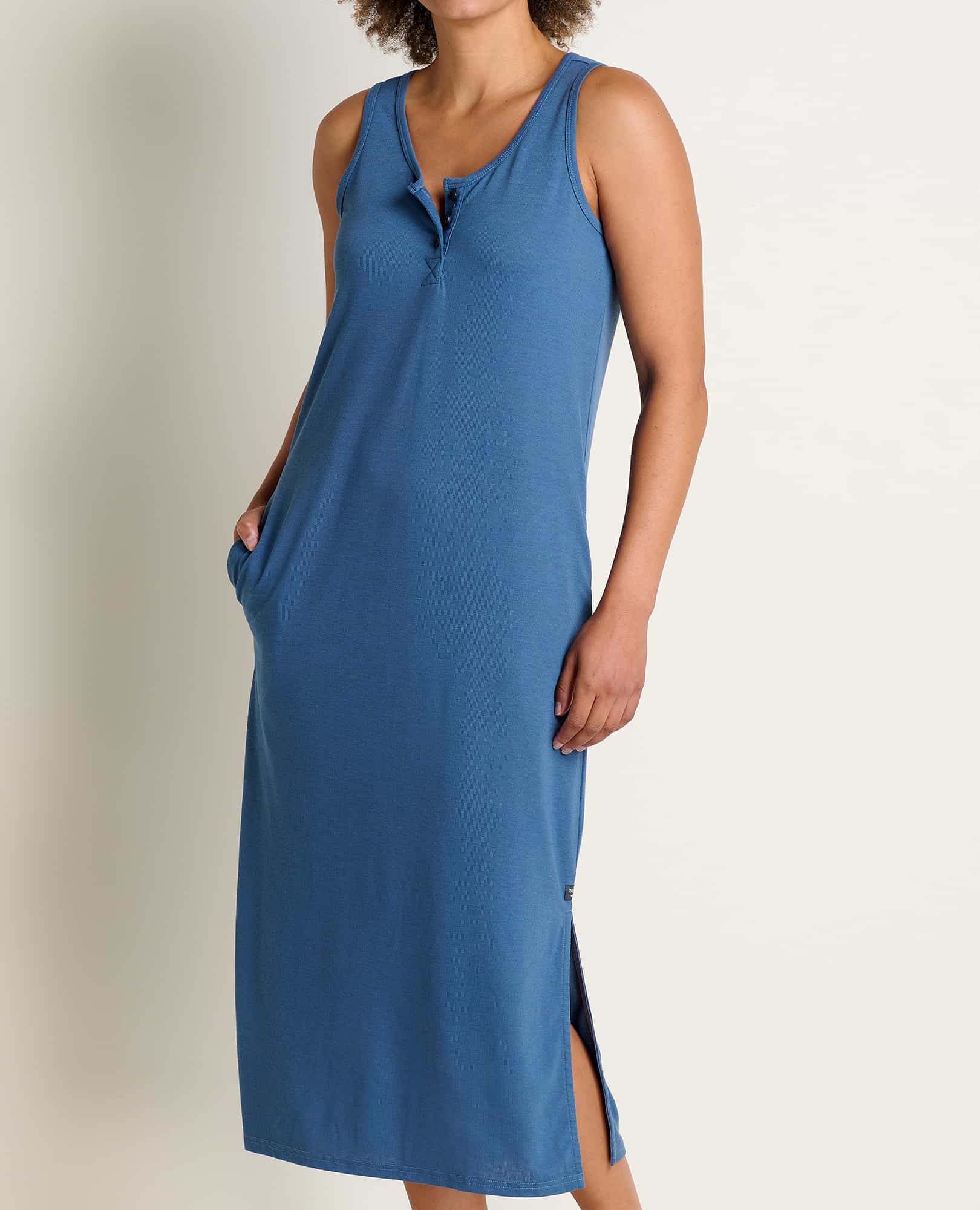 Piru Henley Midi Tank Dress - Image 4