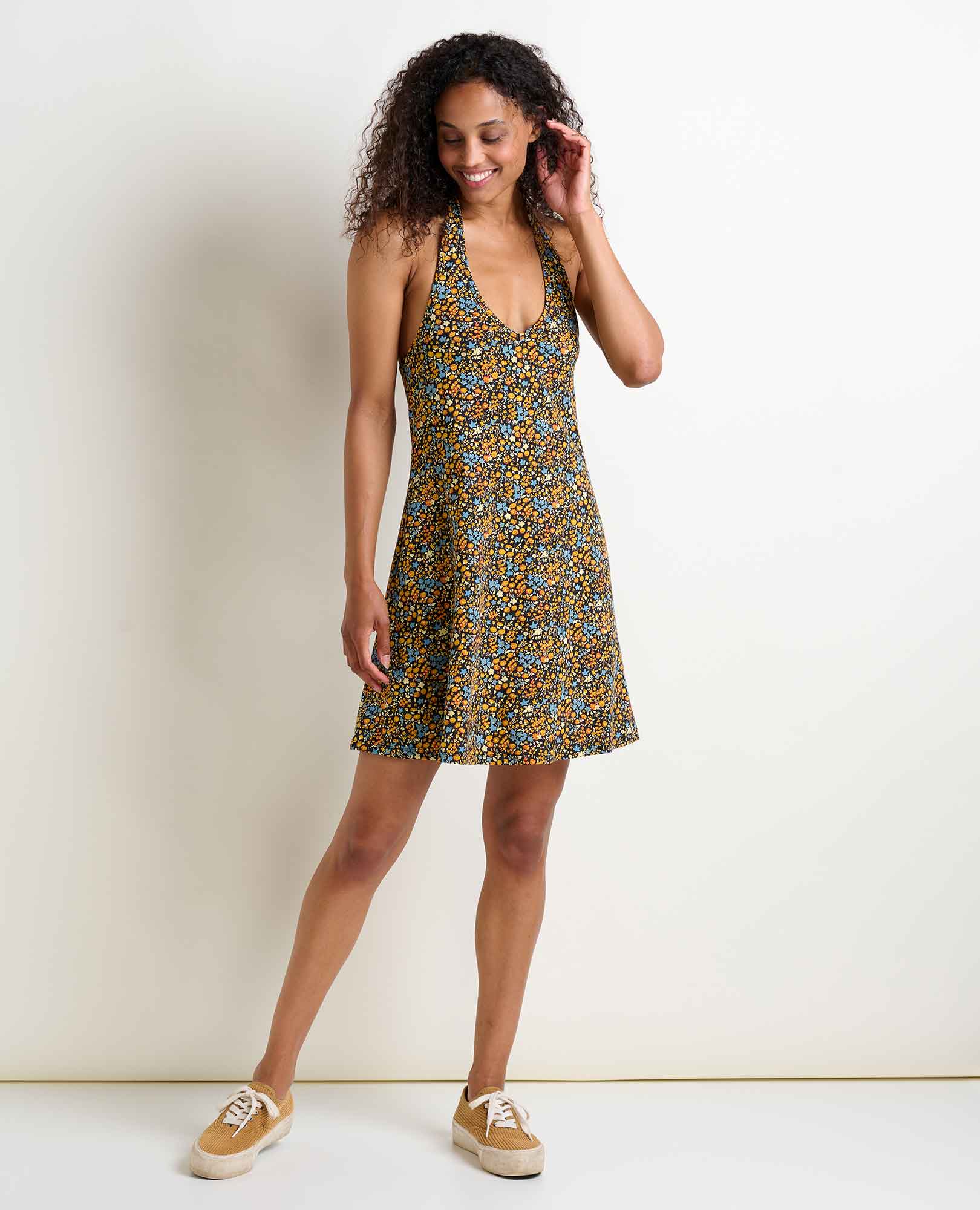 Plumeria Halter Dress - Image 3
