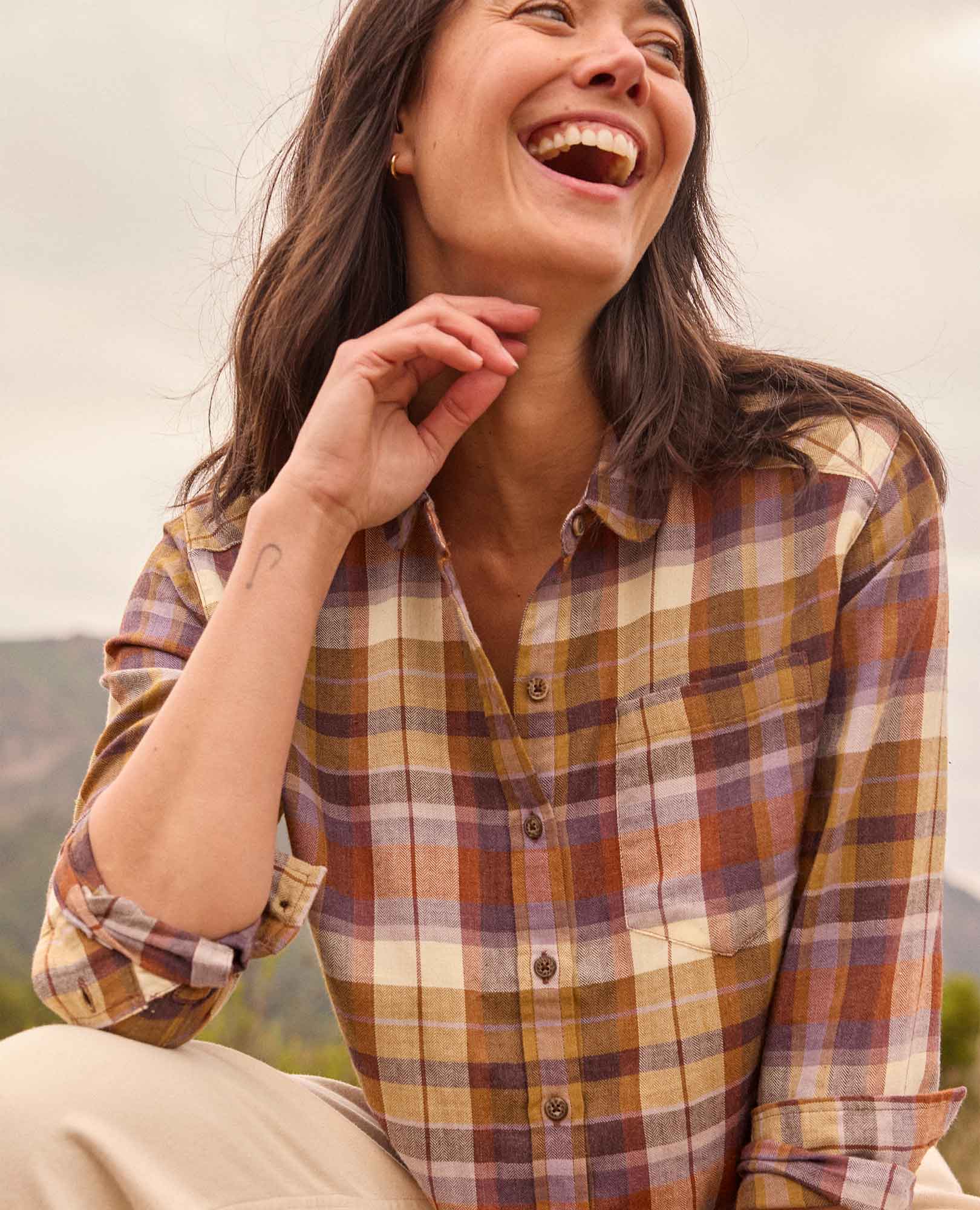 Re-Form Flannel Boxy Shirt - Image 6