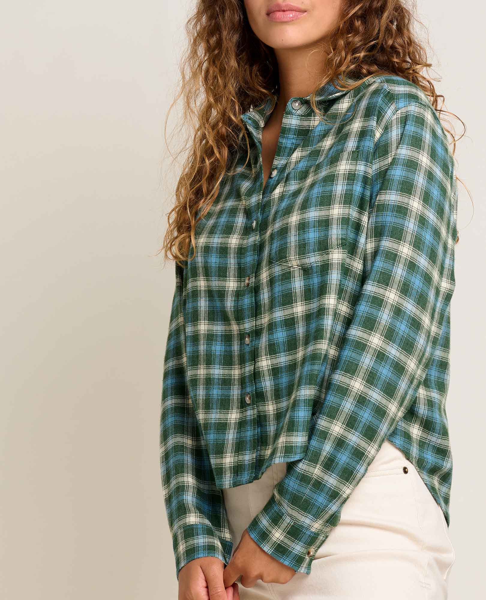 Re-Form Flannel Boxy Shirt - Image 4