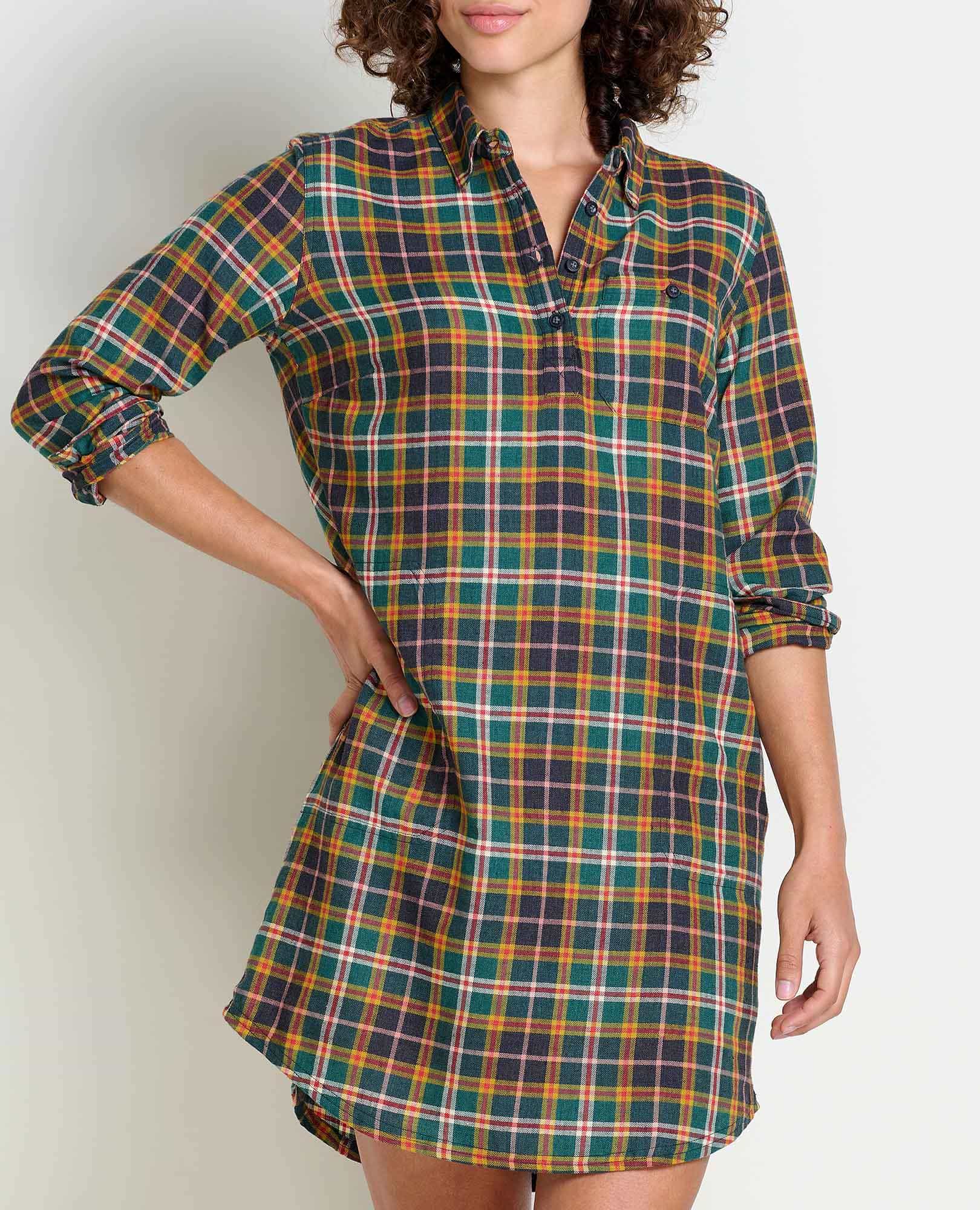 Re-Form Flannel Shirtdress - Image 6