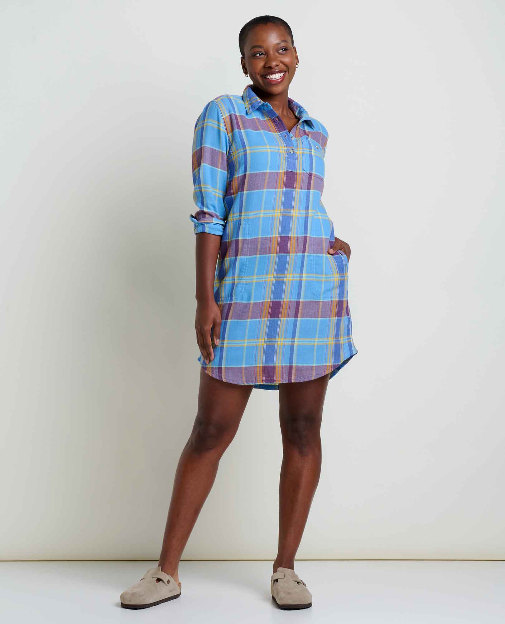 Re-Form Flannel Shirtdress - Image 3