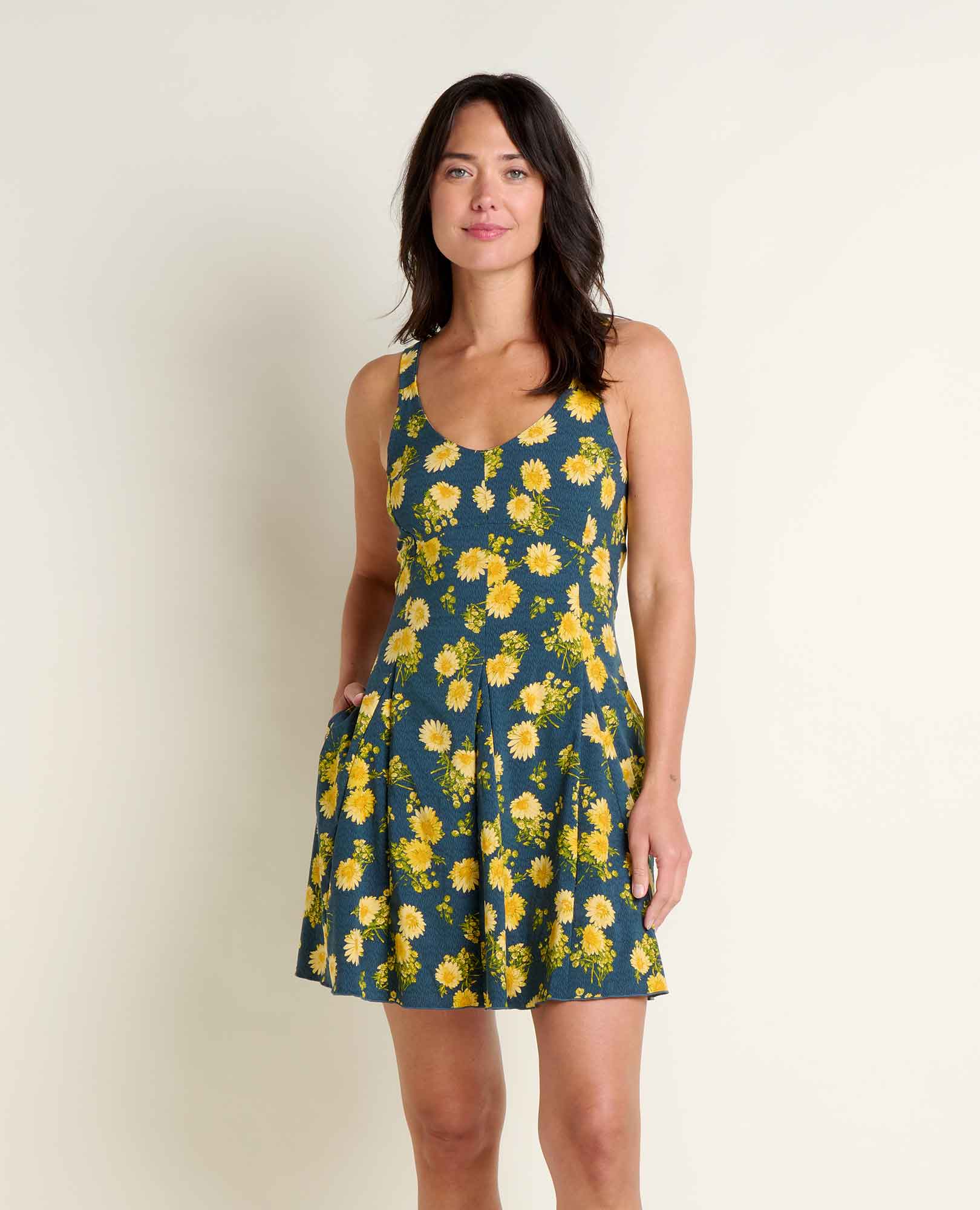 Sunkissed Tank Godet Dress
