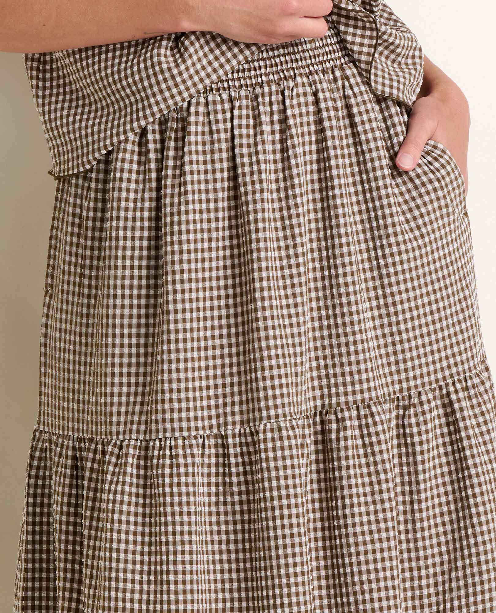 Sunkissed Tiered Midi Skirt - Image 3