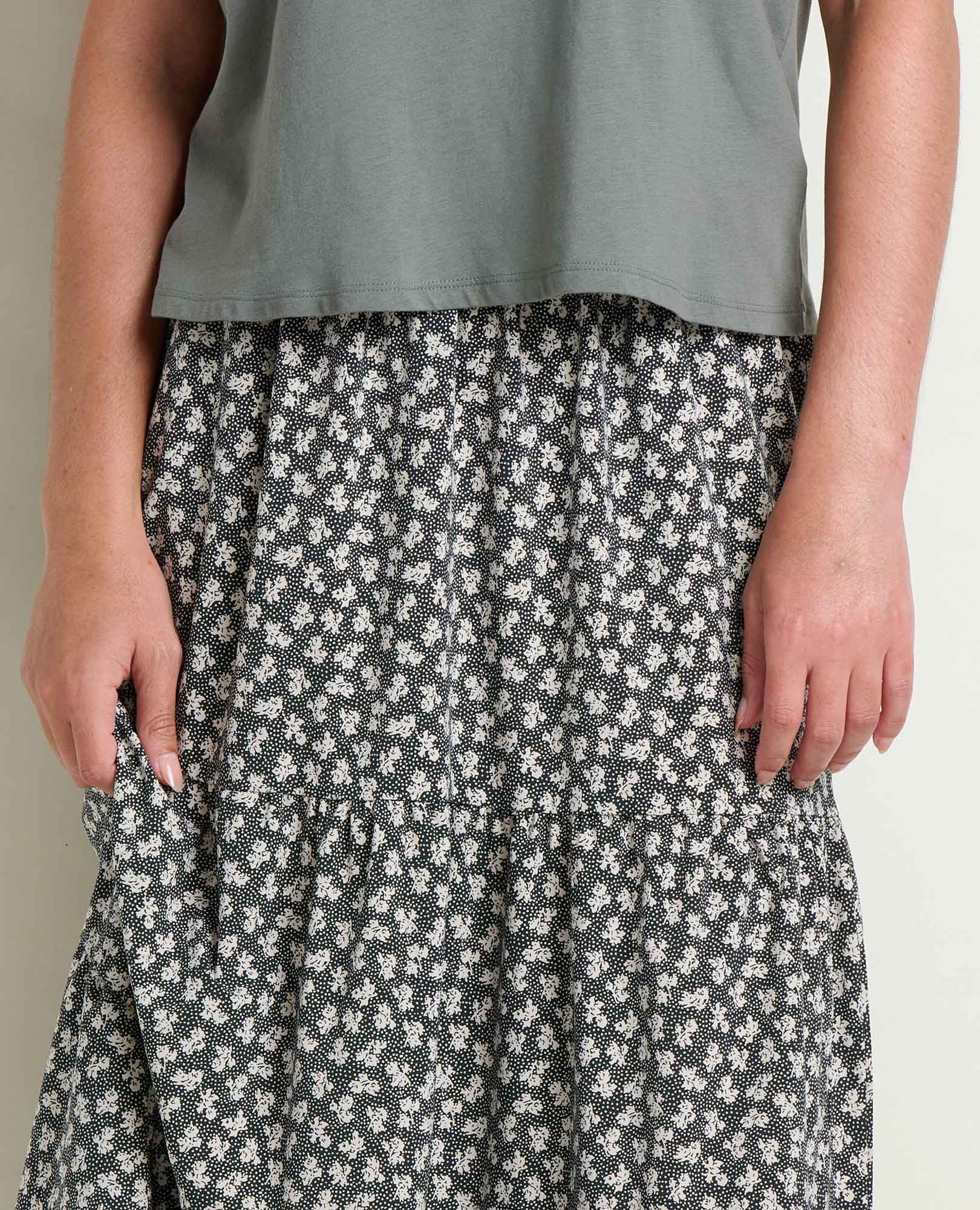 Sunkissed Tiered Midi Skirt - Image 3