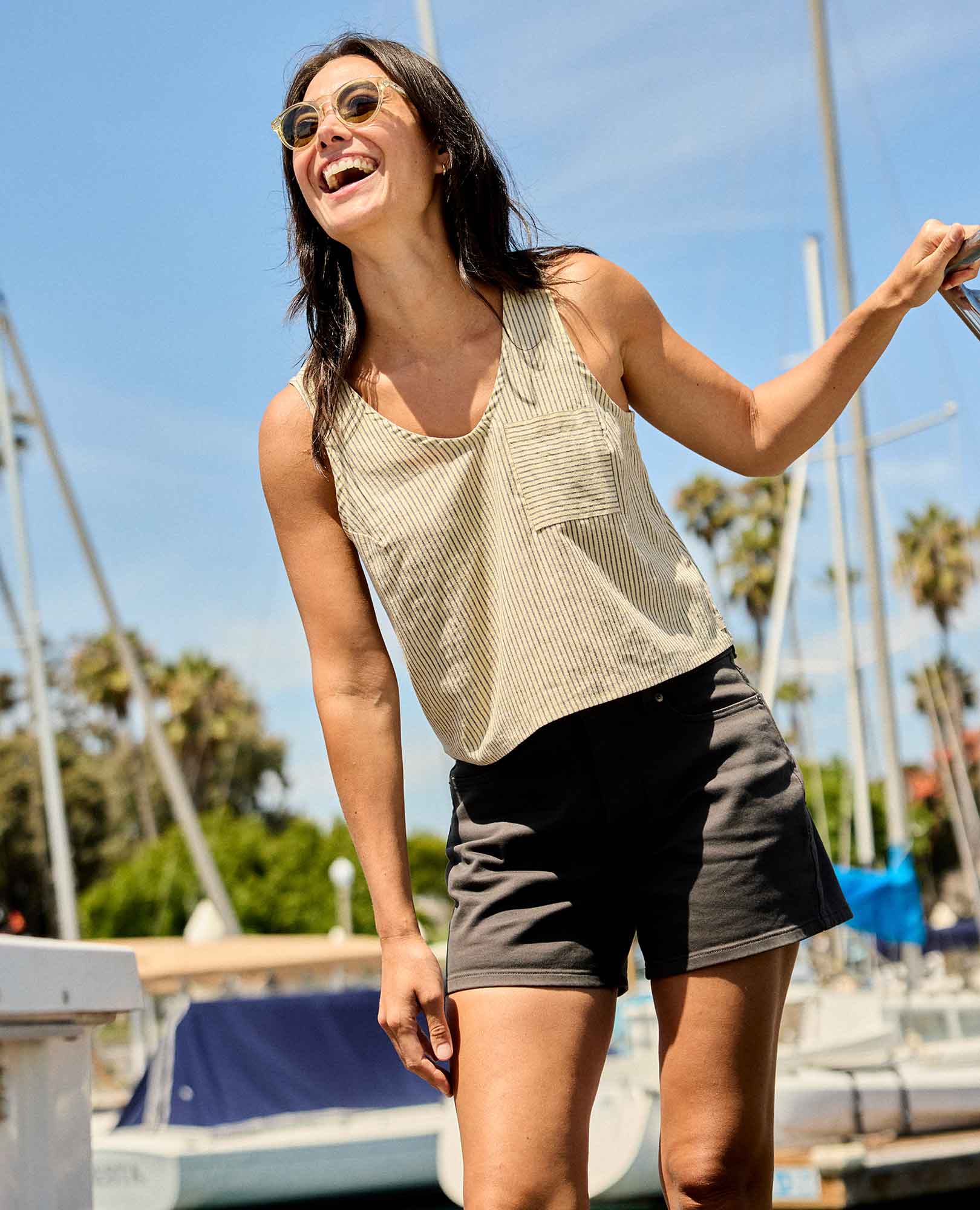 Taj Hemp Button Back Tank - Image 6