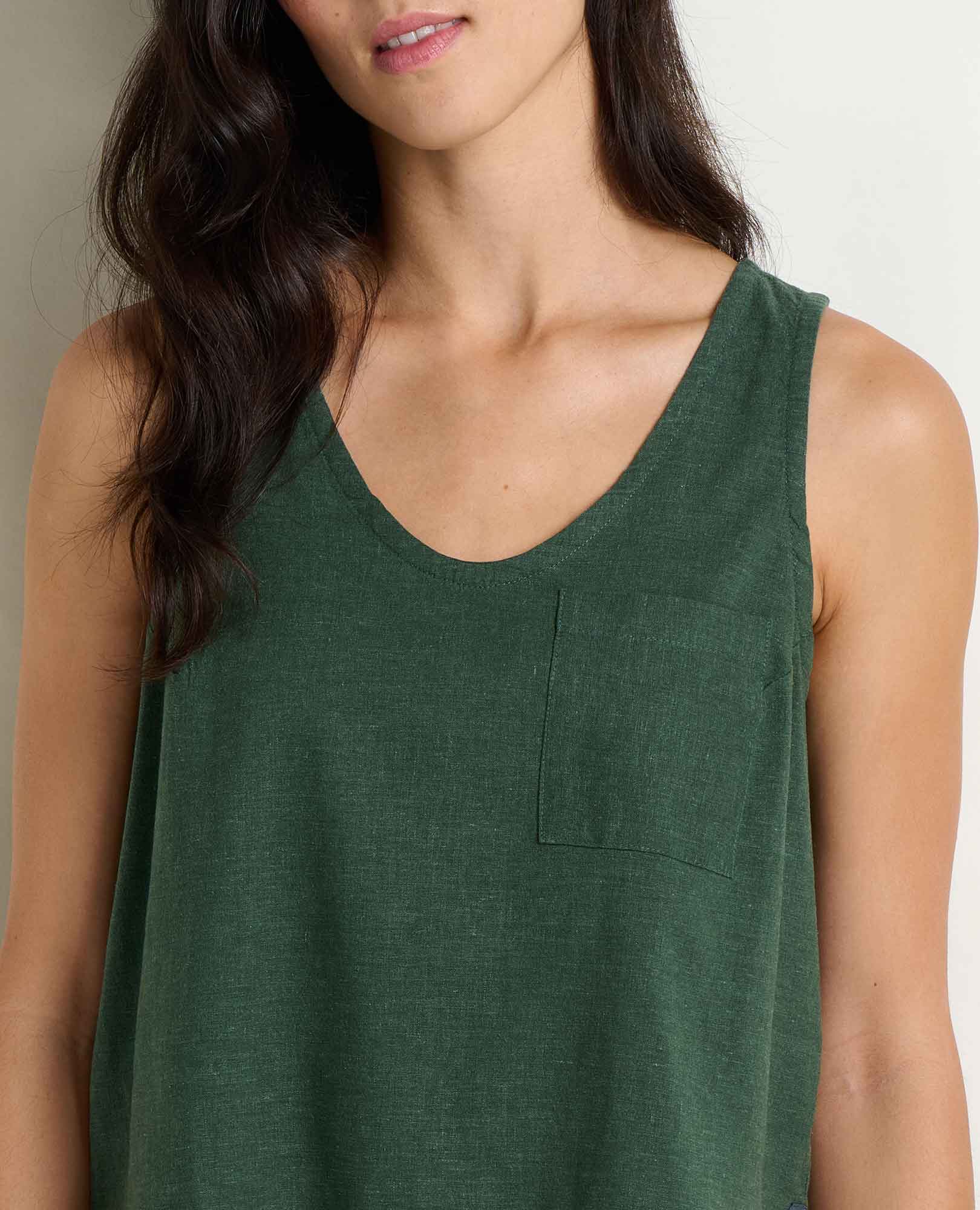 Taj Hemp Button Back Tank - Image 3